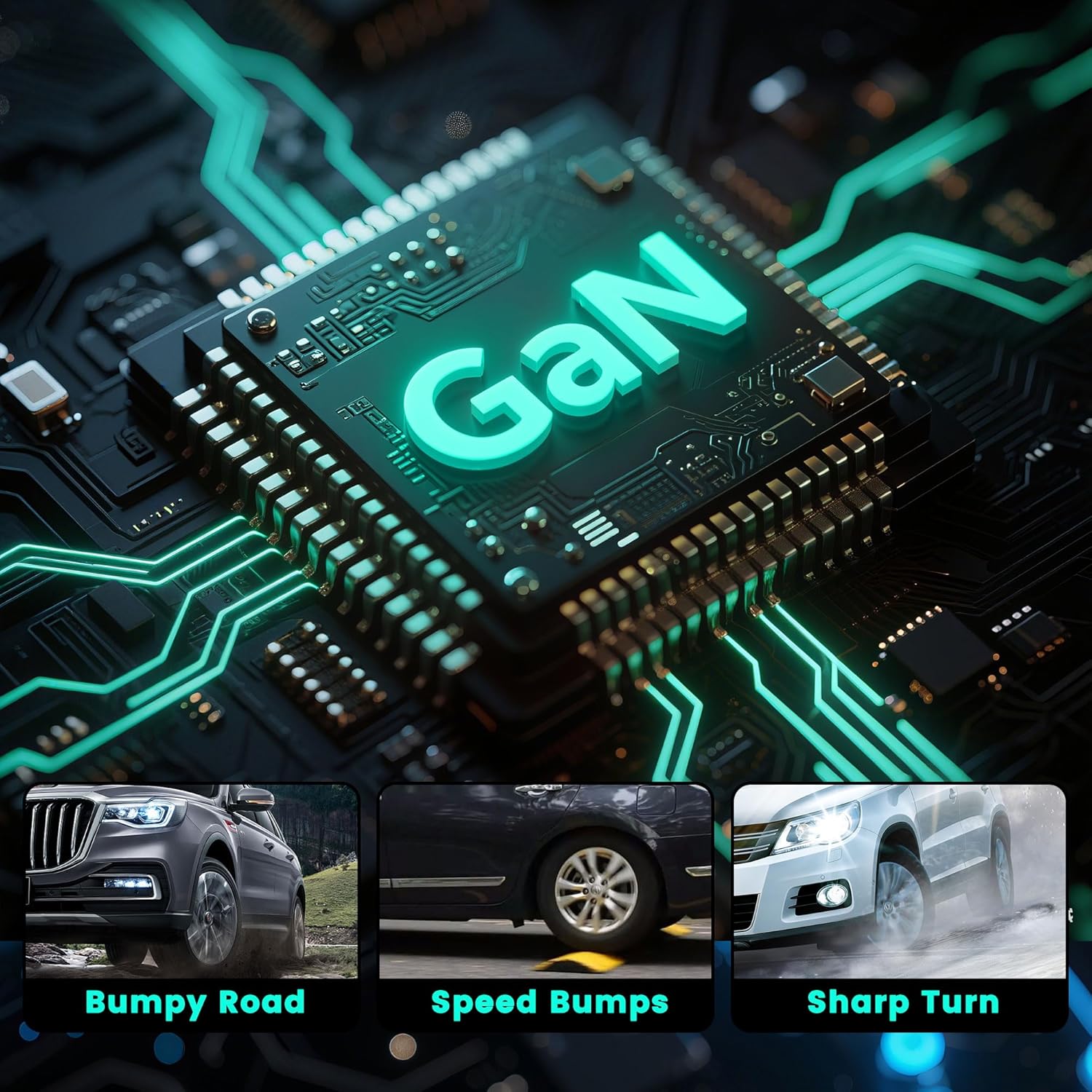 Portable CD Player for Car with Bluetooth and USB Connection, External CD Player Compatible with All Car Audio Systems