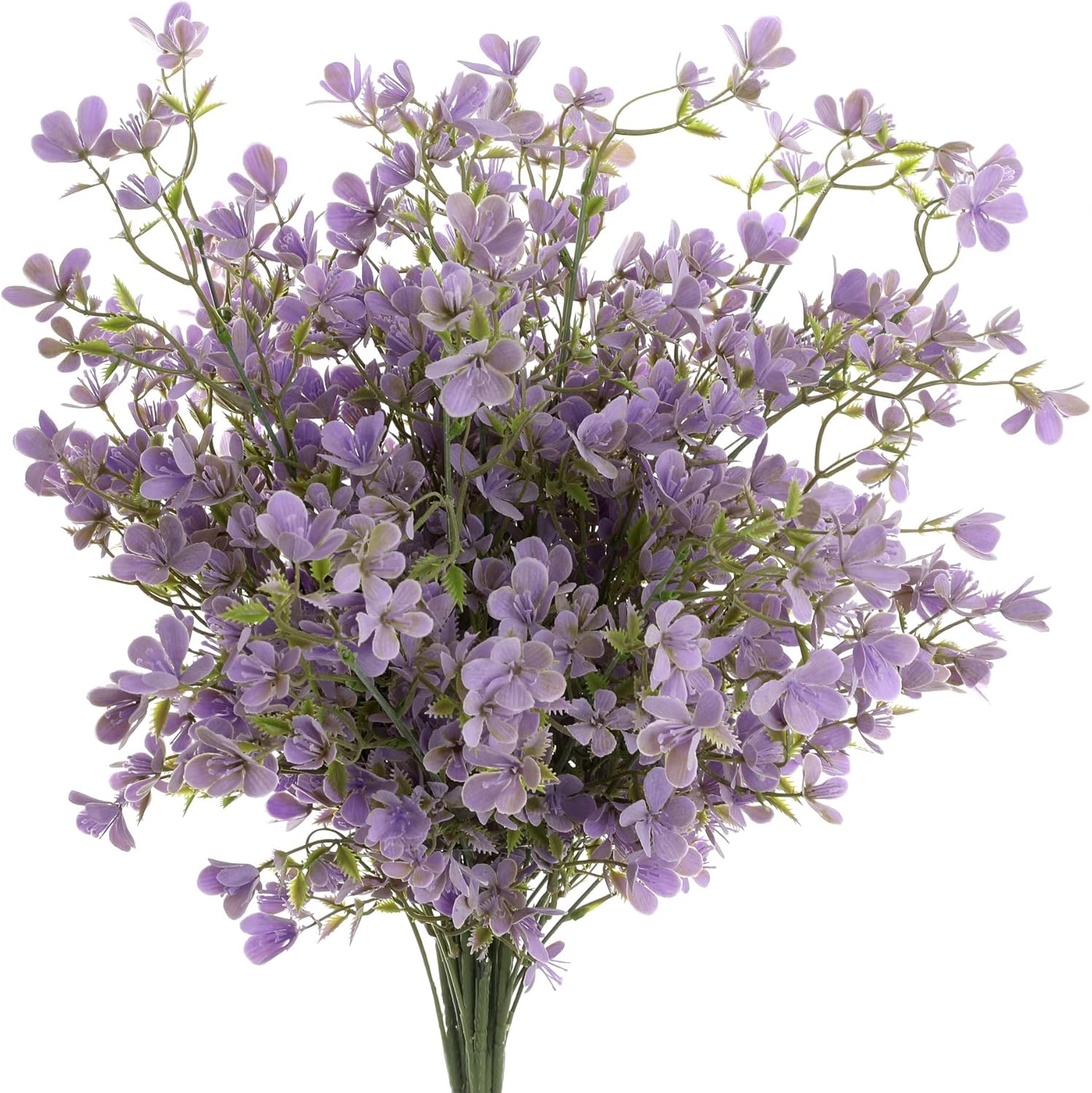 Grand Verde 29” Forget-Me-Not Artificial Flowers Faux Bouquet Long Stems for Tall Vase, DIY Crafts Home Decoration, Bulk 5pcs (Purple) - Image 3