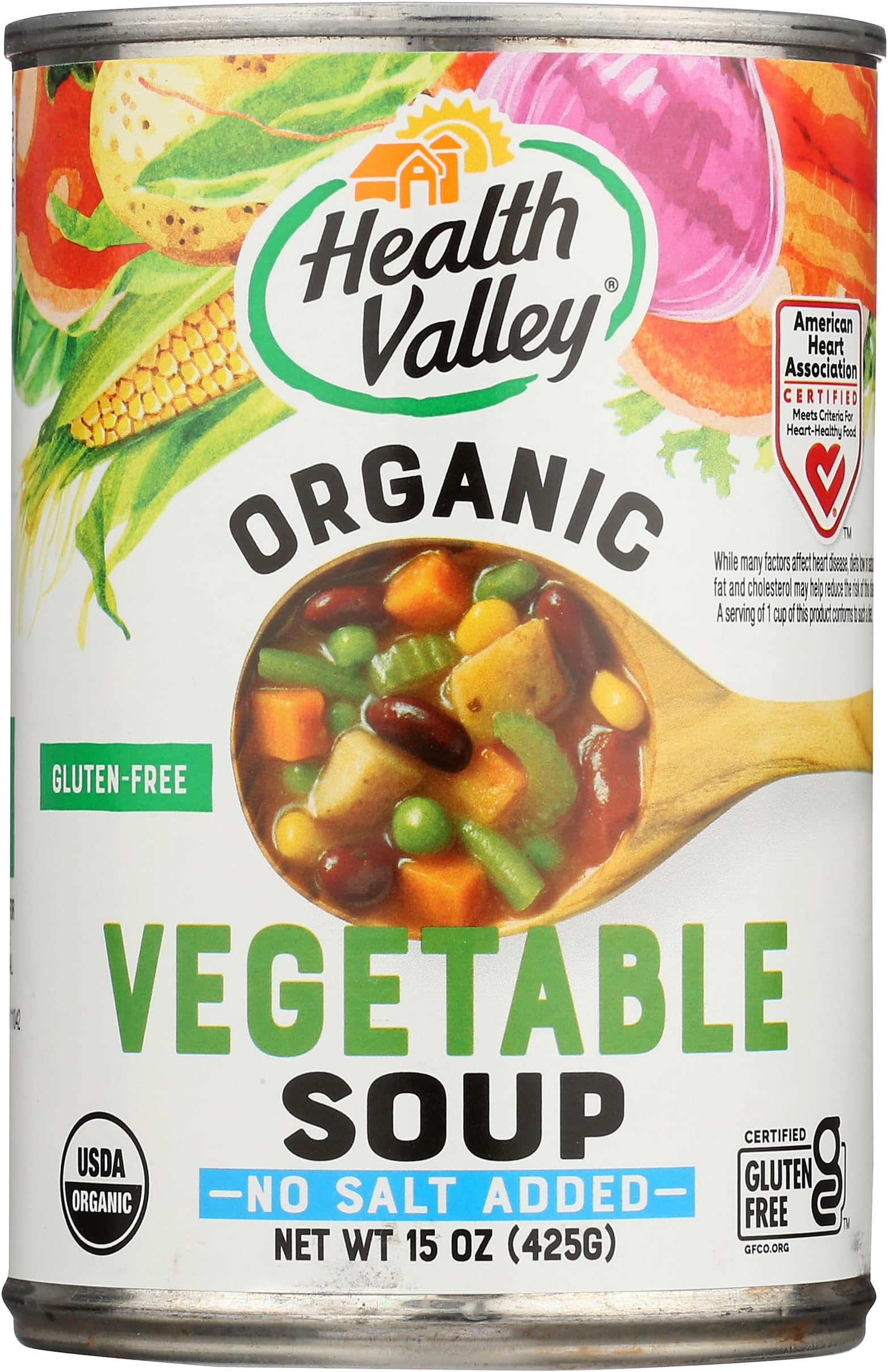 Organic No Salt Vegetable Soup, 15 OZ