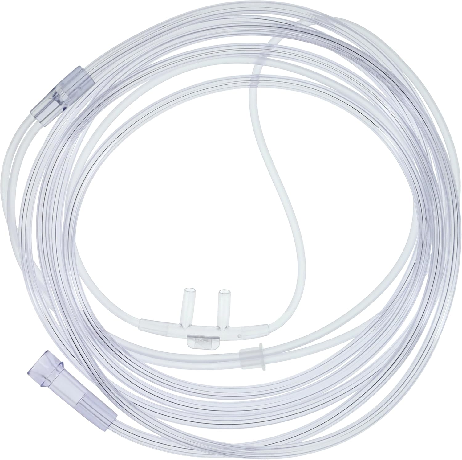 Henry Schein Nasal Cannula Oxygen for Adult Regular Tip 7' Tubing Nasal Disposable, Lightweight Tubing, 7 ft Tubing- 50/CS