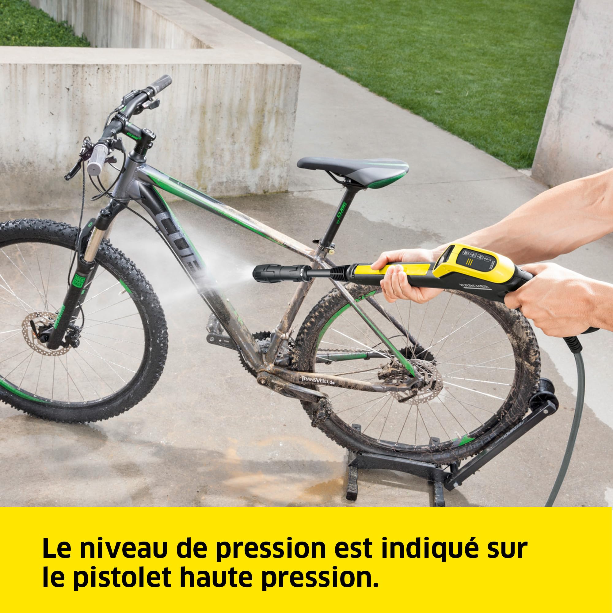 Nettoyeur Haute Pression K 5 Premium Power Control Flex,Pression : Max 145 Bar, Débit : 500l/h, Surface : 40m²/h, Poids : 12,5 kg, Pistolet et Flexible Haute Pression,Lance Vario Power, Rotabuse