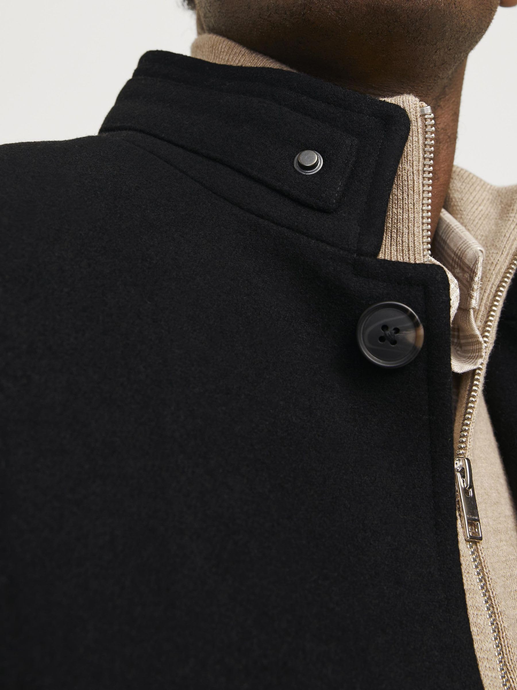 JACK & JONES Jjemelton Wool Coat Sn Abrigo de lana Hombre