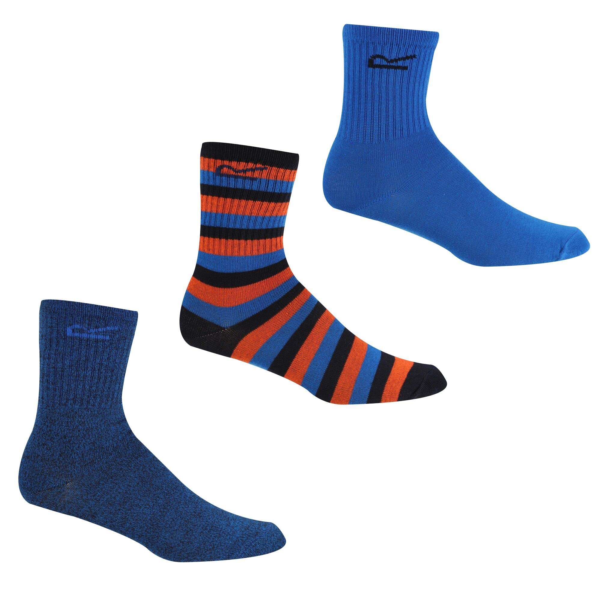 Regatta Kids Outdoor Lifestyle Socks 3 Pack