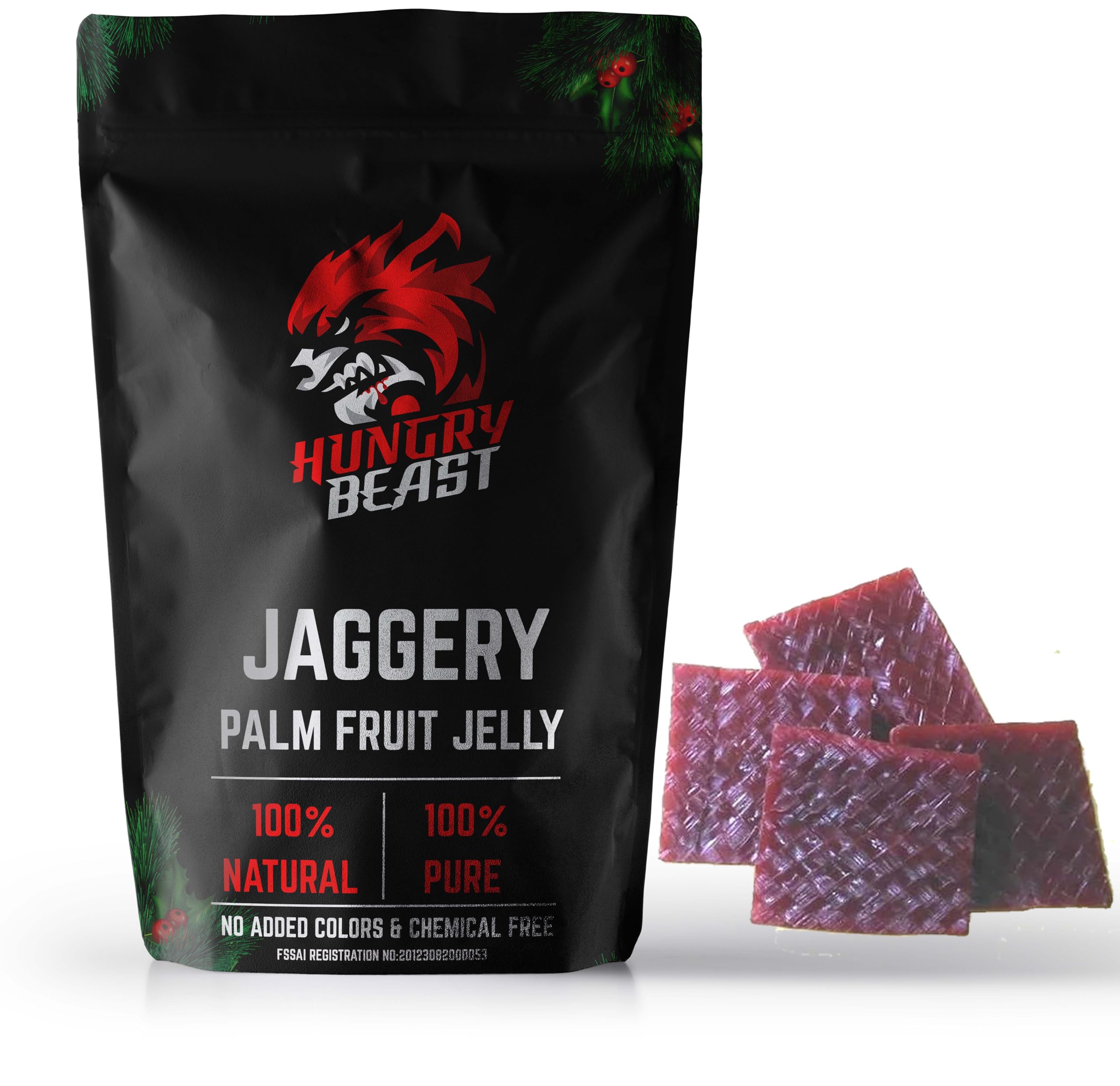 Healthy & Fresh Traditional Palm Jelly | Palmyra |Toddy | Thati Thandra | Palmyra Fruit Jelly | Palm Pulp Slice | Healthy and Nutritious Ripe Palm Pulp Slice | Traditional & Sun-Dried - (1000 Grams)