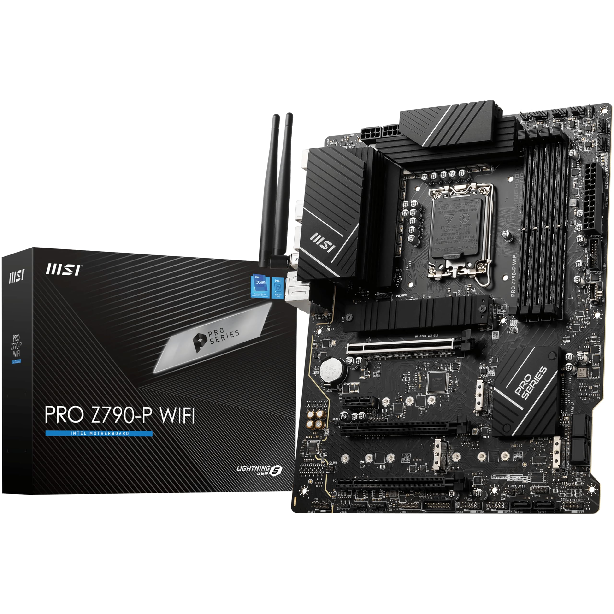 MSI Z790-P マザーボード LGA1700 DDR5 Amazon.com: MSI PRO Z790-P WiFi ProSeries Motherboard (Supports