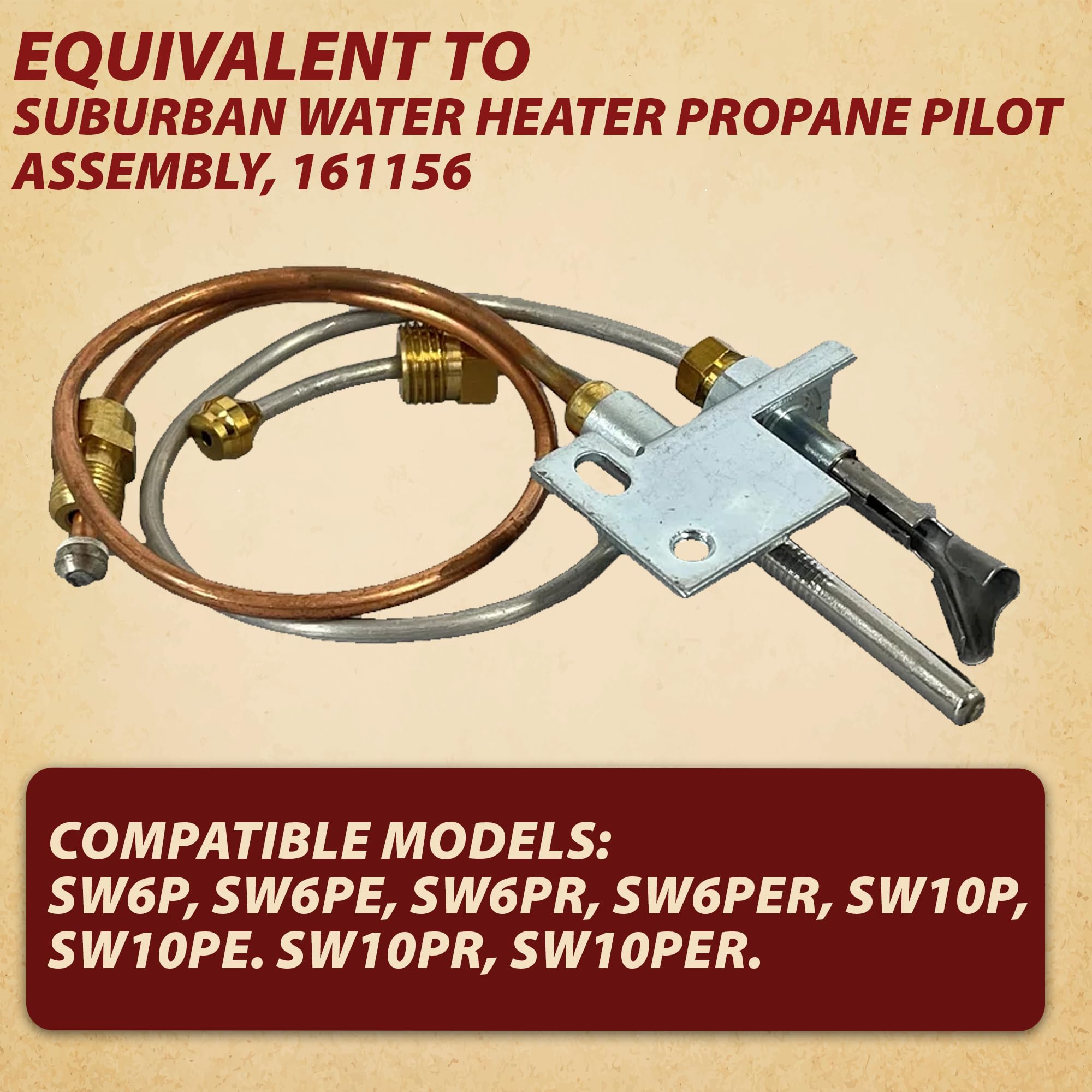 Burner Assembly Sw6pr Water Heater Thermocouple Suburban Suburban