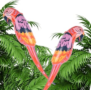 Inflatable Parrot Balloons 2Pcs 39" Luau Tropical Party Decor