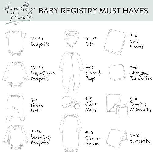 Miniatura 5 de HonestBaby Paquete múltiple de paños para eructos de algodón orgánico multicapa, paquete de 4 unidades, diseño de cuadros de búfalo pintado con piel