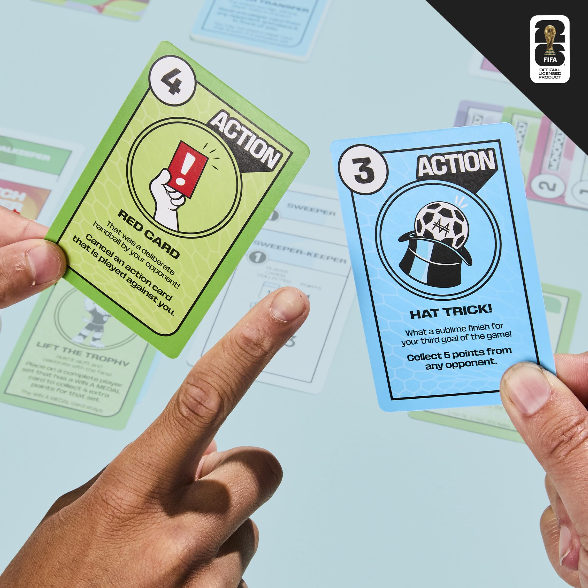 Monopoly Deal FIFA World Cup 2026 Edition Game | Officially Licensed FIFA World Cup Soccer Card Game for Kids | Ages 8+ | 2 to 5 Players | 15 Mins. (English & French Version) - 4