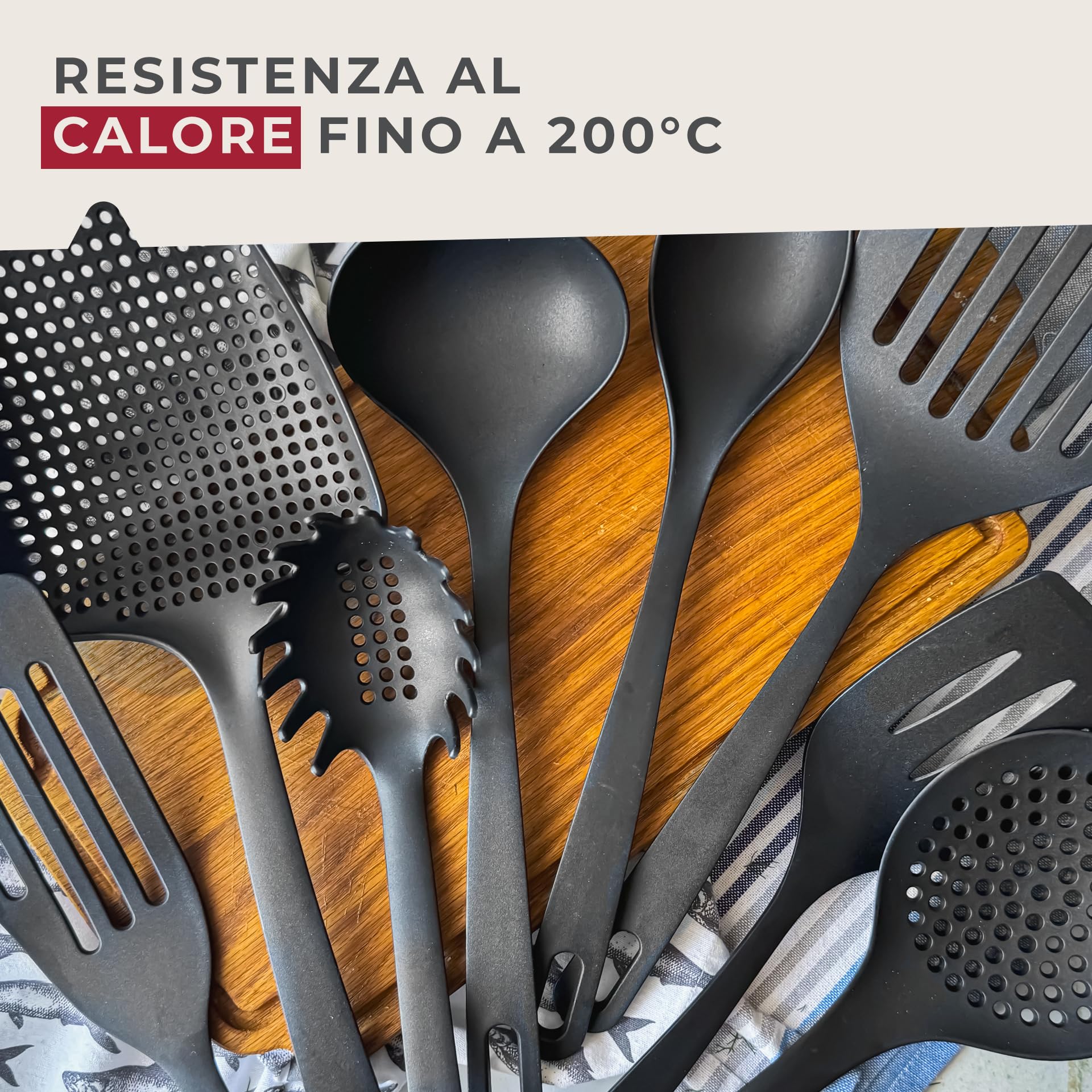 Schiumarola Antiaderente Fackelmann - Nylon, Max 200°C, Lavabile In Lavastoviglie - Foto 8