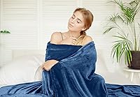 Vista 357 de Utopia Bedding - Manta de vellón de lujo, mullida, antiestática; manta de suave microfibra de 8.8 oz/yd² (300 g/m²) para cama; tamaño individual