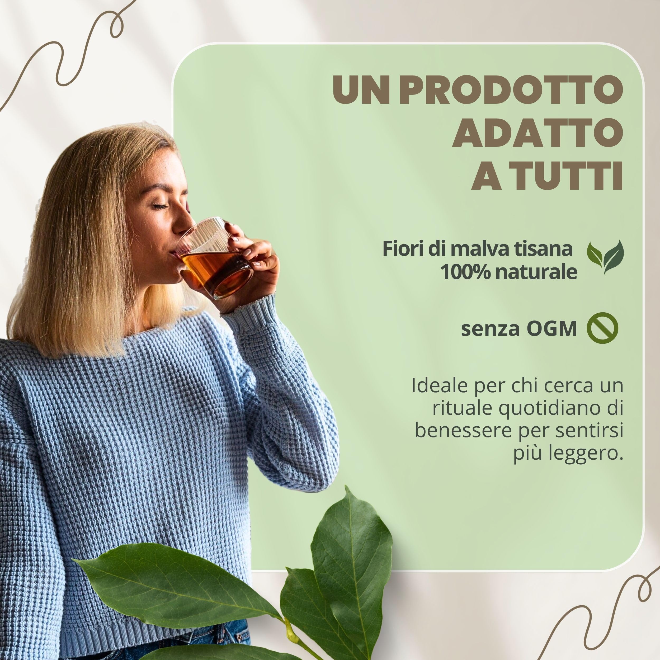 Patrizio Breseghello - Malva Silvestre Fiore Blu Piccolo Intero 1 kg, 100% Naturale, per Infusi e Tisane alle Erbe Officinali