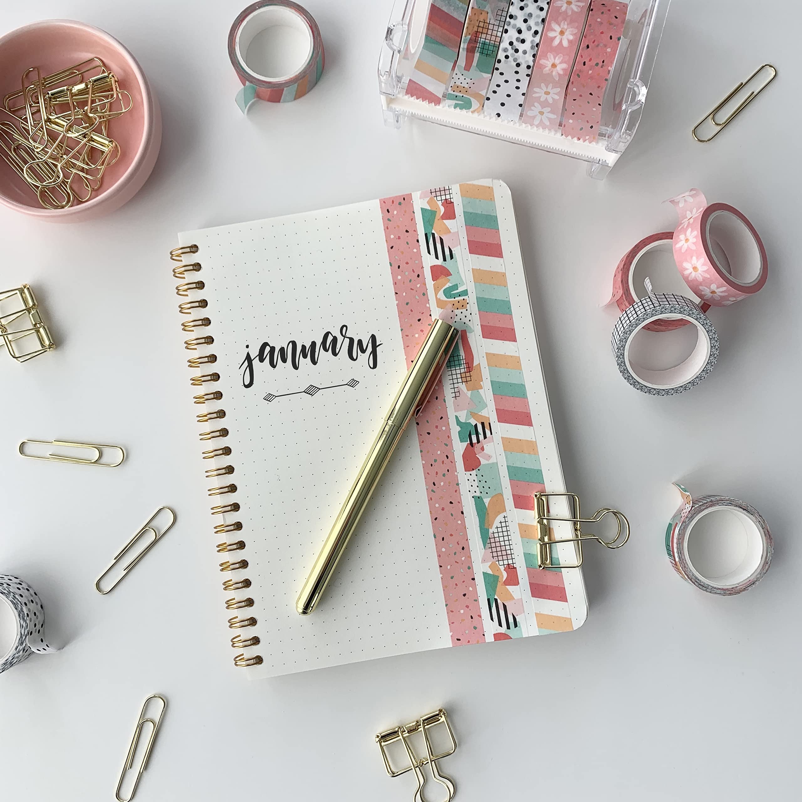 YUBBAEX Lot De 30 Rouleaux De Ruban Adhésif Washi De Couleur Naturelle Pour Loisirs Créatifs, Journaux, Planificateurs, Scrapbooking, Emballage (macaron, 30 Rouleaux