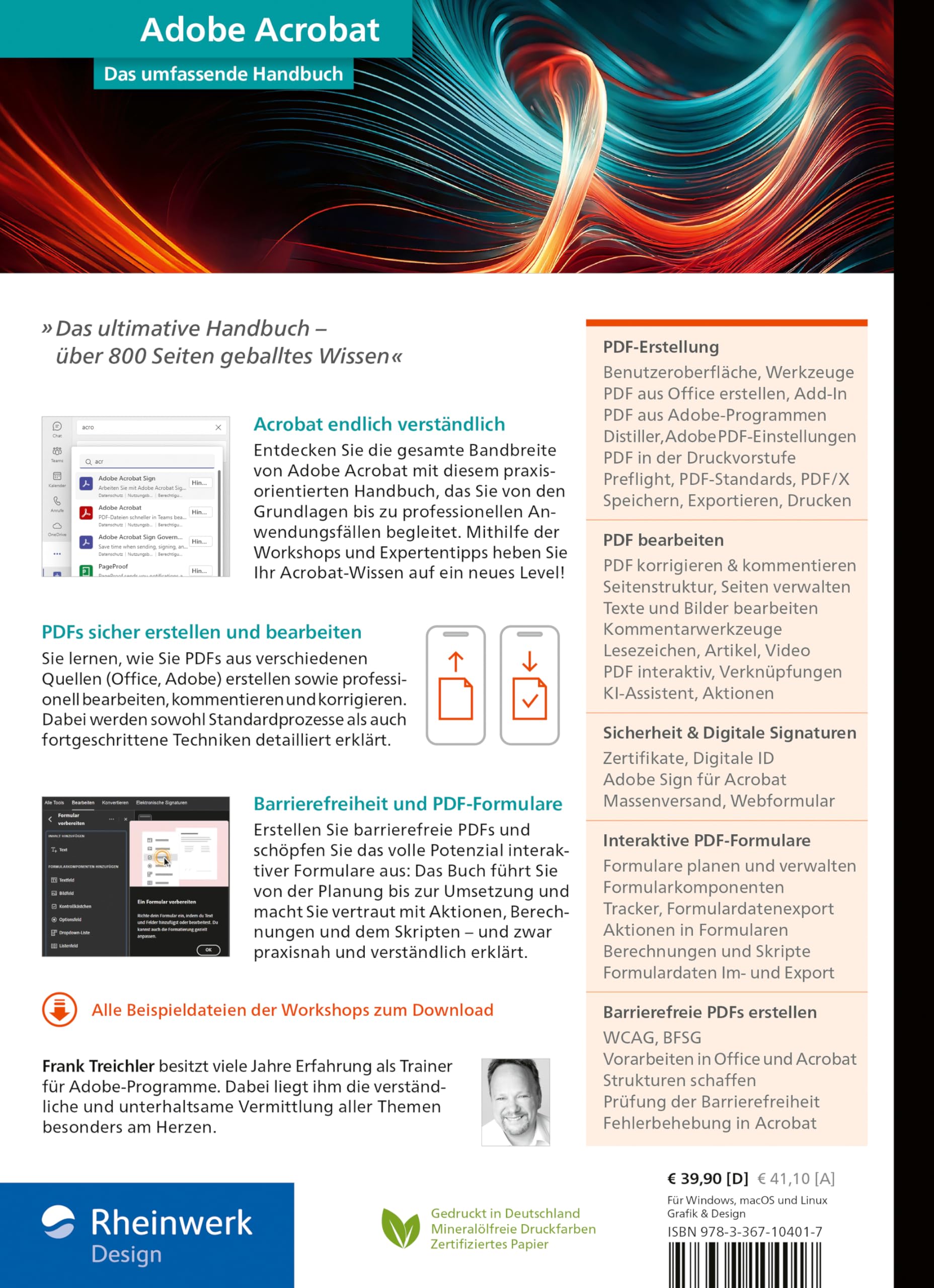 Adobe Acrobat: Das umfassende Handbuch. Acrobat verständlich erklärt. Hintergrundwissen zu Adobe Sign, interaktiven Formularen und barrierefreien PDFs