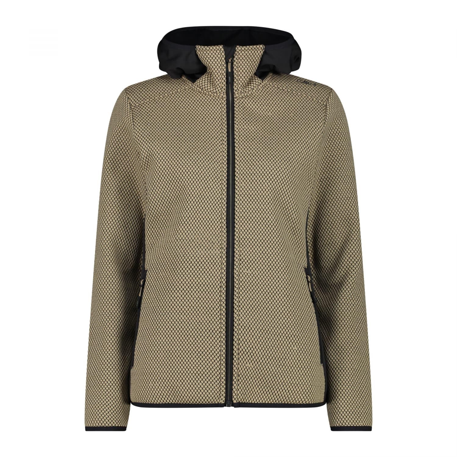CMP, JACKET FIX HOOD, 34H2876, Light Brown, D34, Woman
