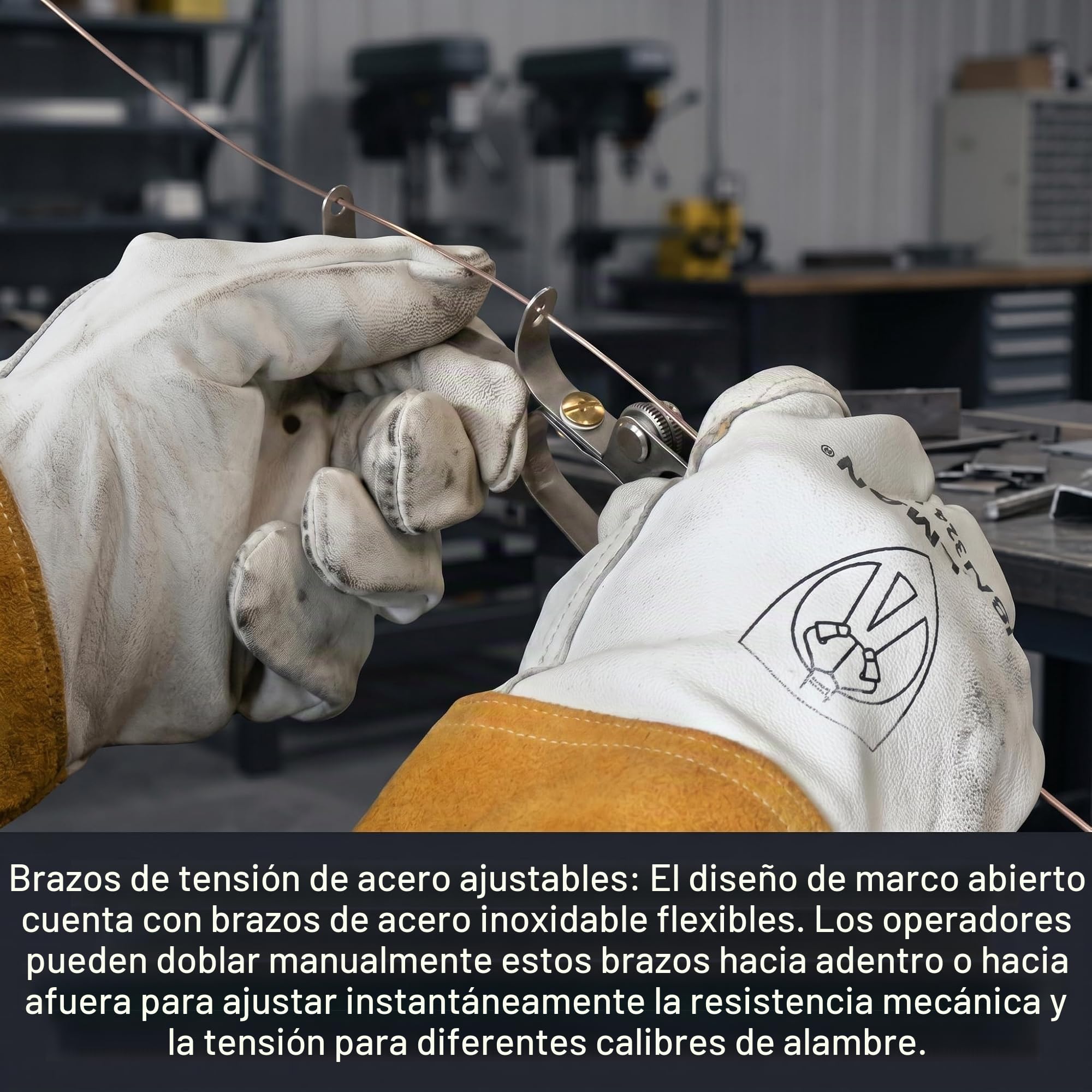 Alimentador TIG, Peso Ligero TIG Alimentador de Alambre, 7 "Control de tensión, Magentic Vertical Resting, Rueda de Pulgar moleteada, ATF100, Strong Hand Tools