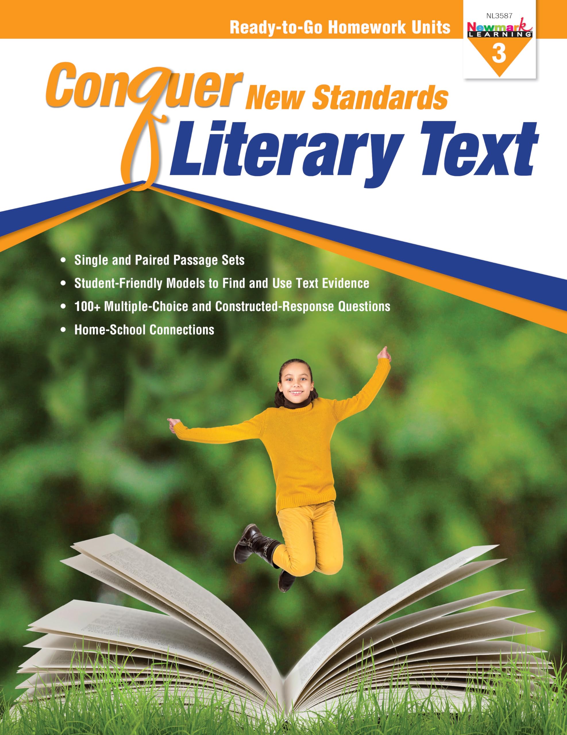 Cahier littéraire Conquer New Standards Grade 3 pour réussir l'analyse de texte