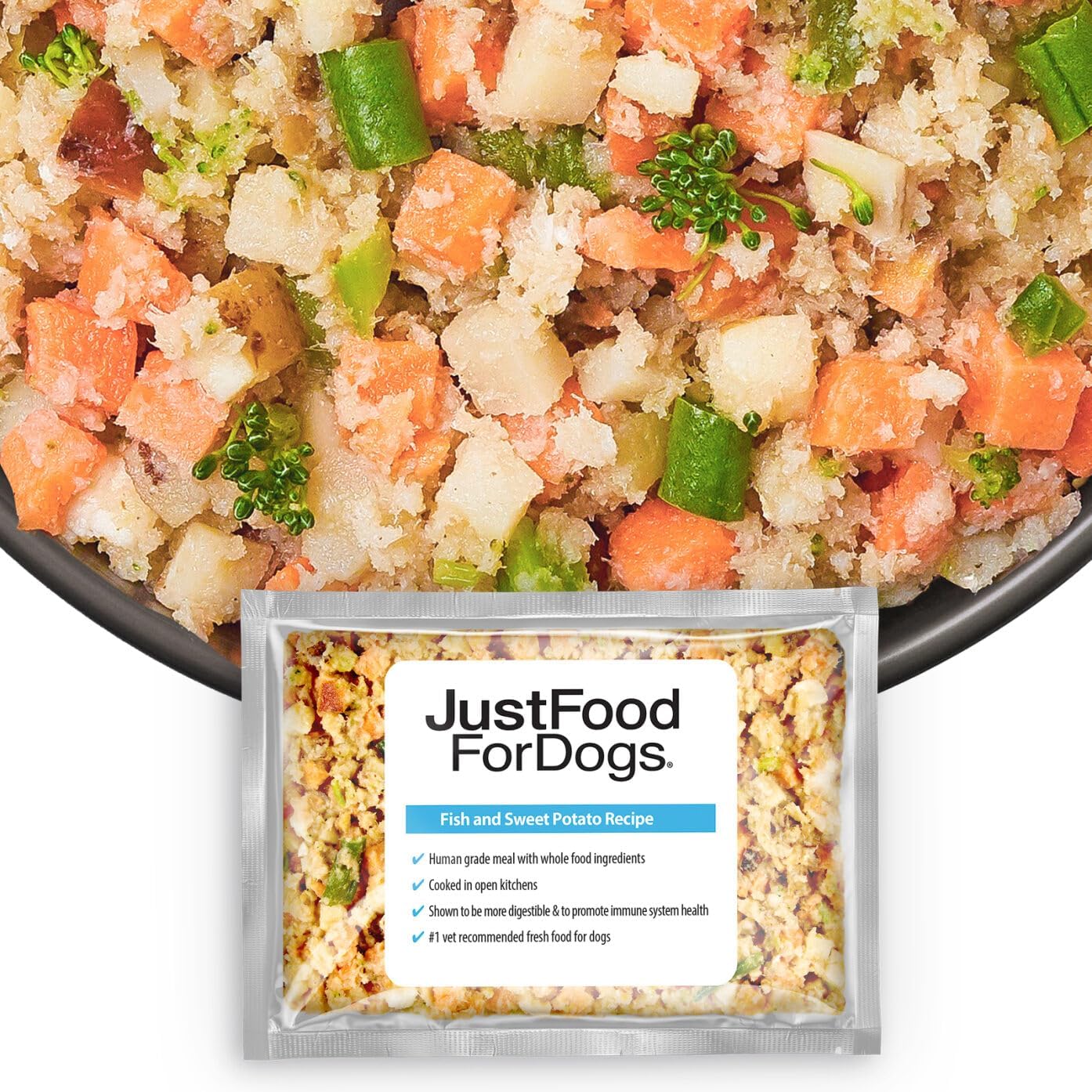 JustFoodForDogs Frozen Fresh Dog Food, Complete Meal or Dog