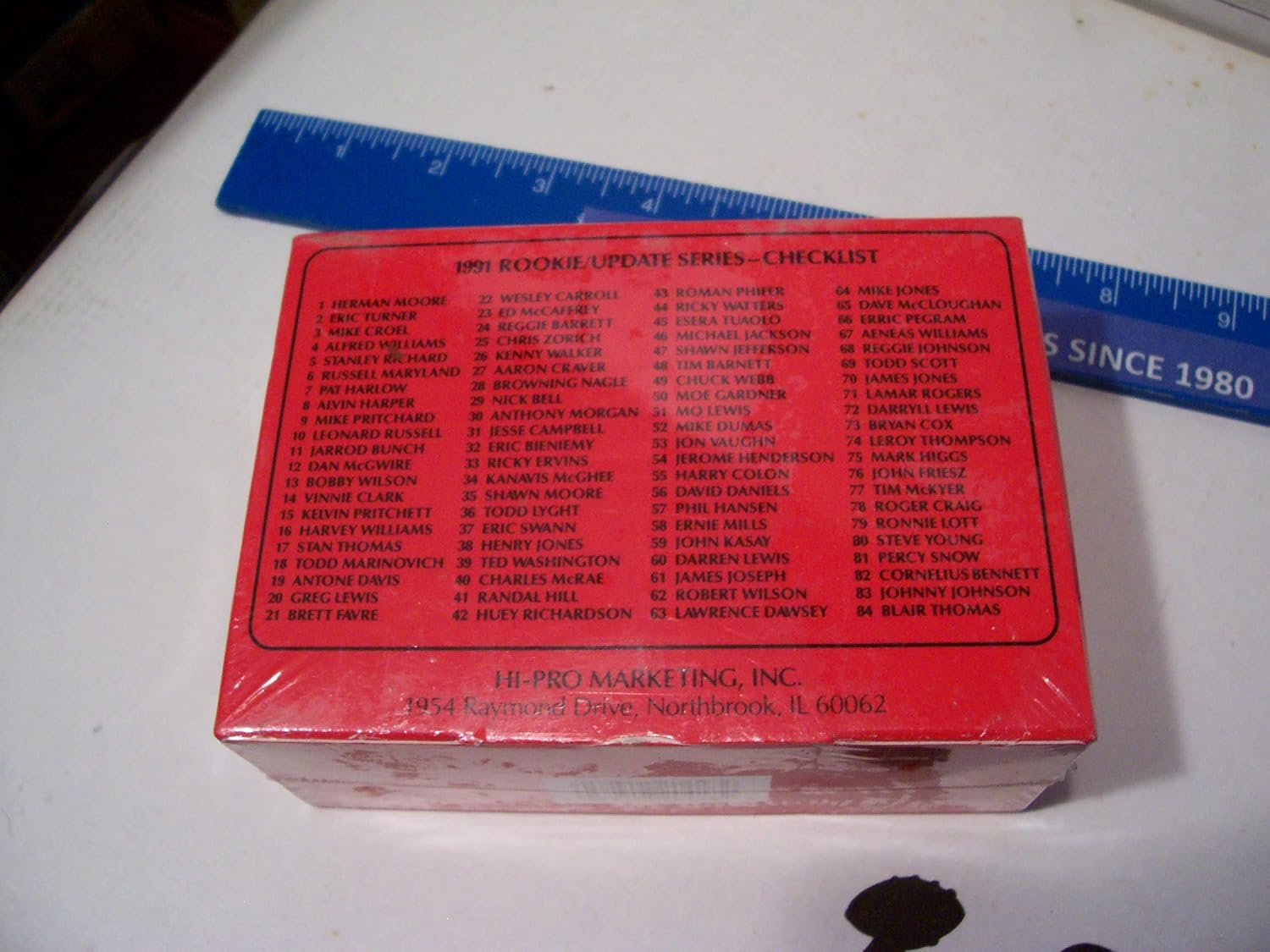 1991 ACTION PACKED FOOTBALL FACTORY SEALED BASE SET & ROOKIE/UPDATE SET FAVRE RC