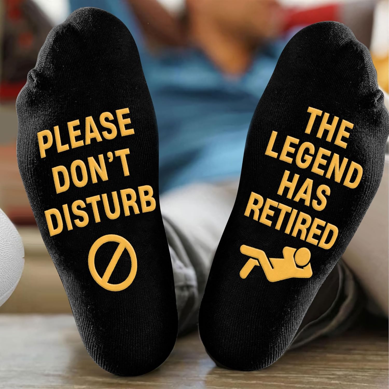 VICRAZY Retirement Gifts for Men, Women - Cool Christmas Gifts, Stocking Stuffers for Dad, Mom - Funny Sock for Grandparent - Image 2