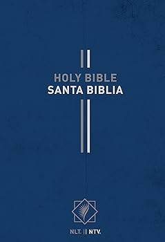 Santa biblia english español 聖書 NLT Bilingual Bible / Biblia bilingüe NLT/NTV (Hardcover, Blue