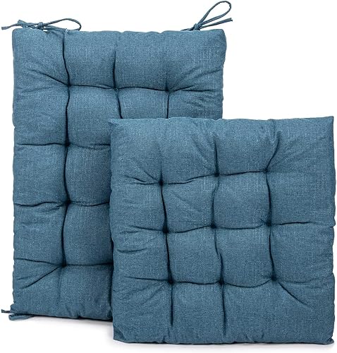 Miniatura 3 de Juego de cojines para silla mecedora, cómodas almohadillas de asiento con respaldo antideslizante y parte inferior de asiento para porche,