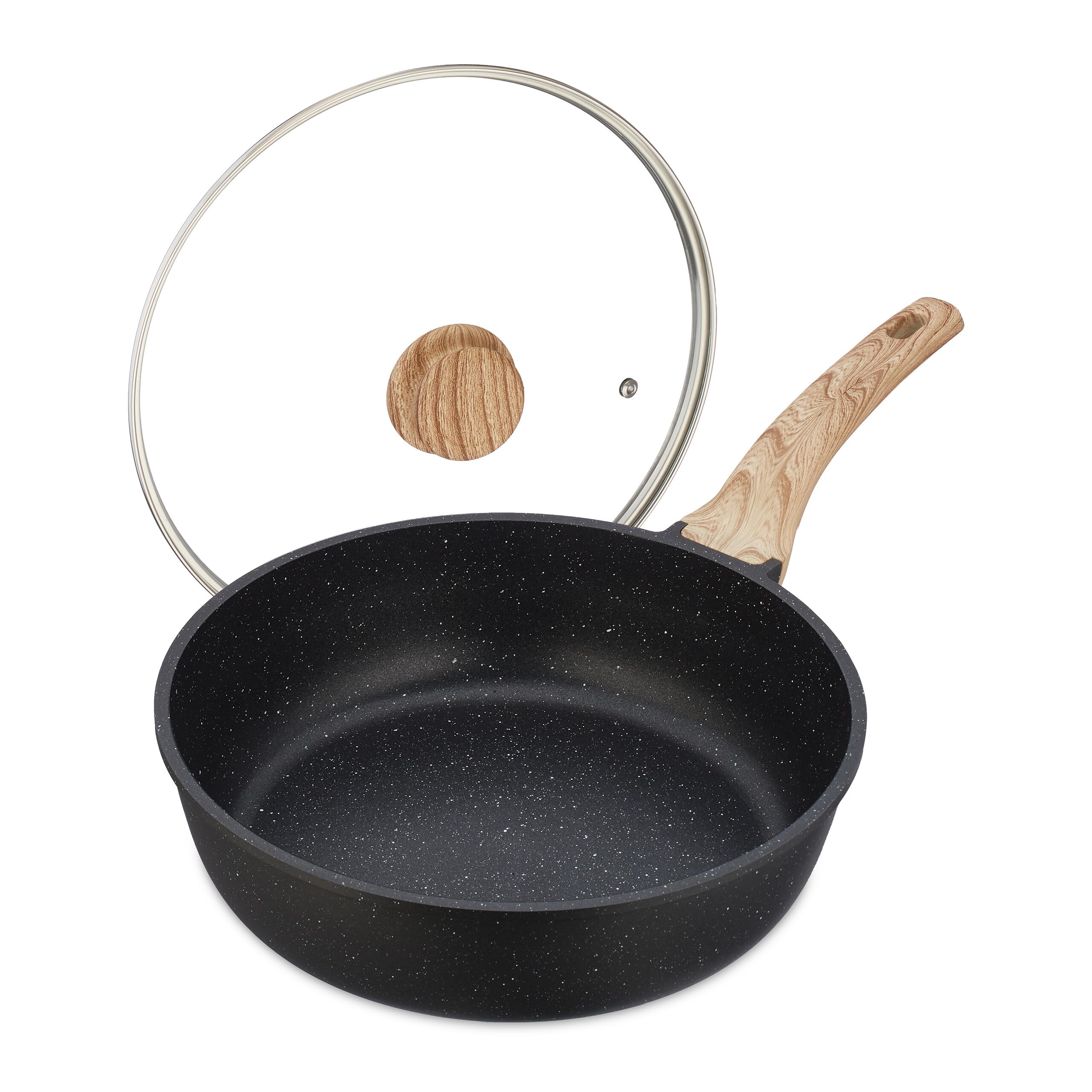 Poêle induction 28 cm qui n'accroche pas avec poignée isolante