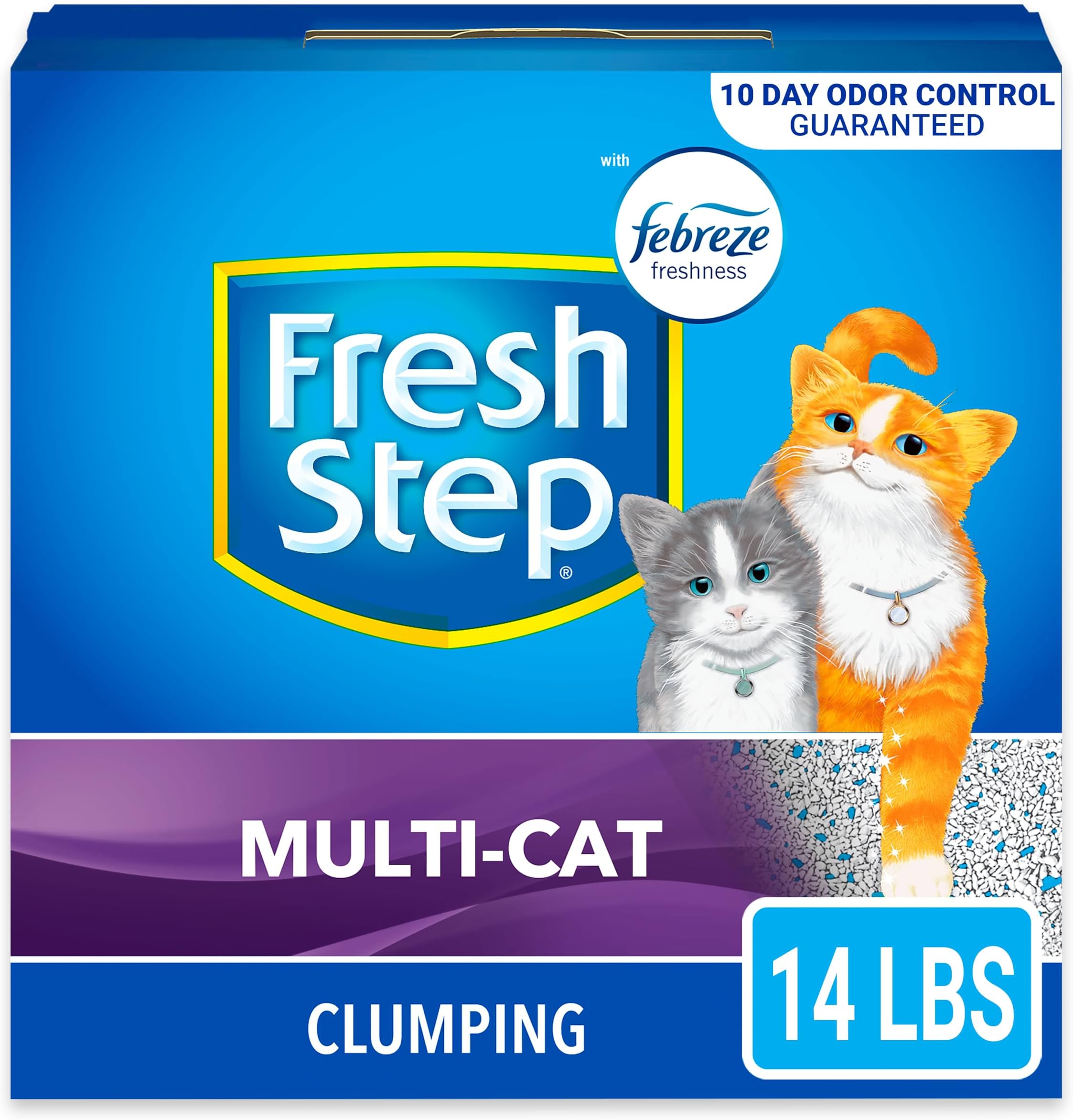 Fresh Step Ultra Unscented Litter, Clumping Cat Litter, 20