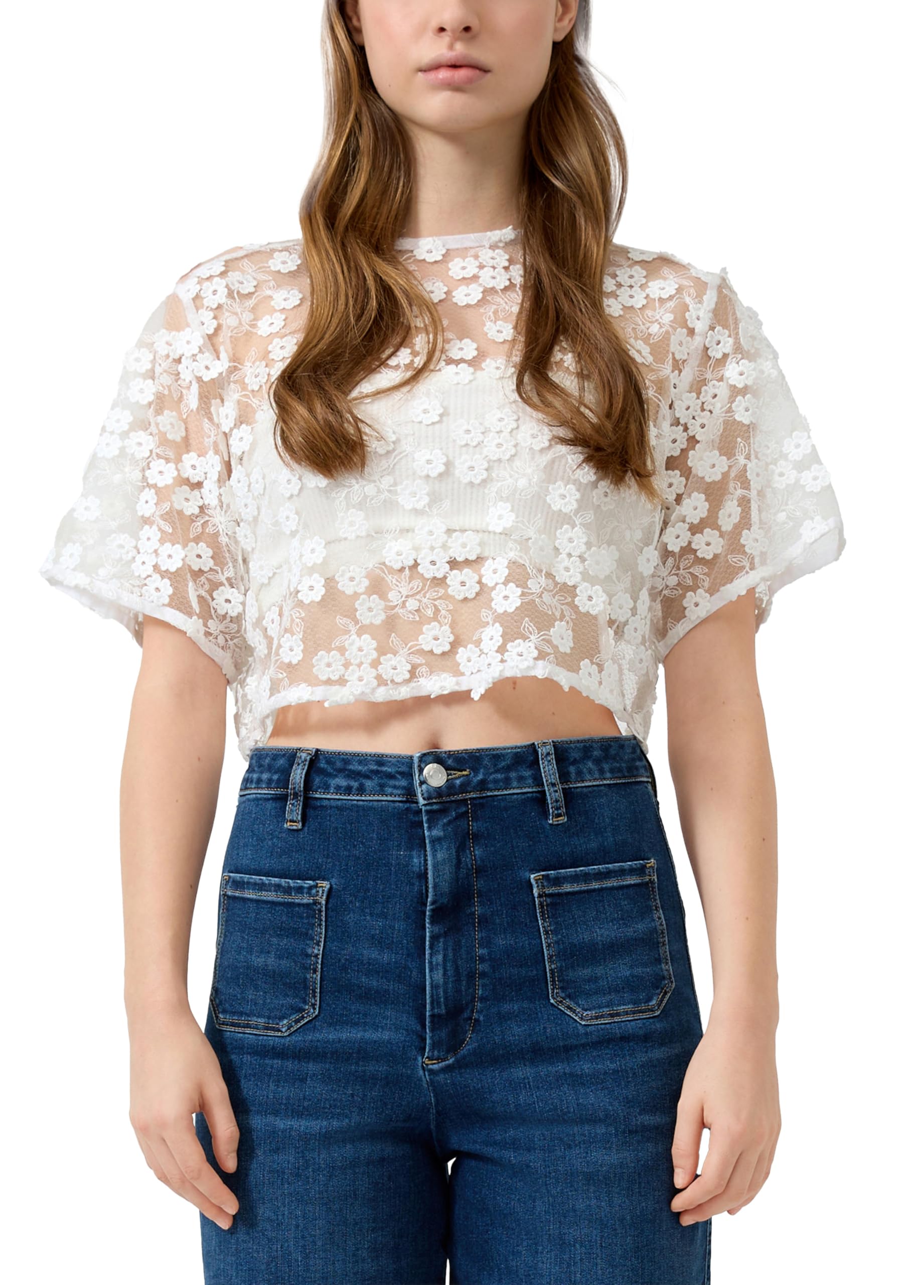 QS Transparente Bluse