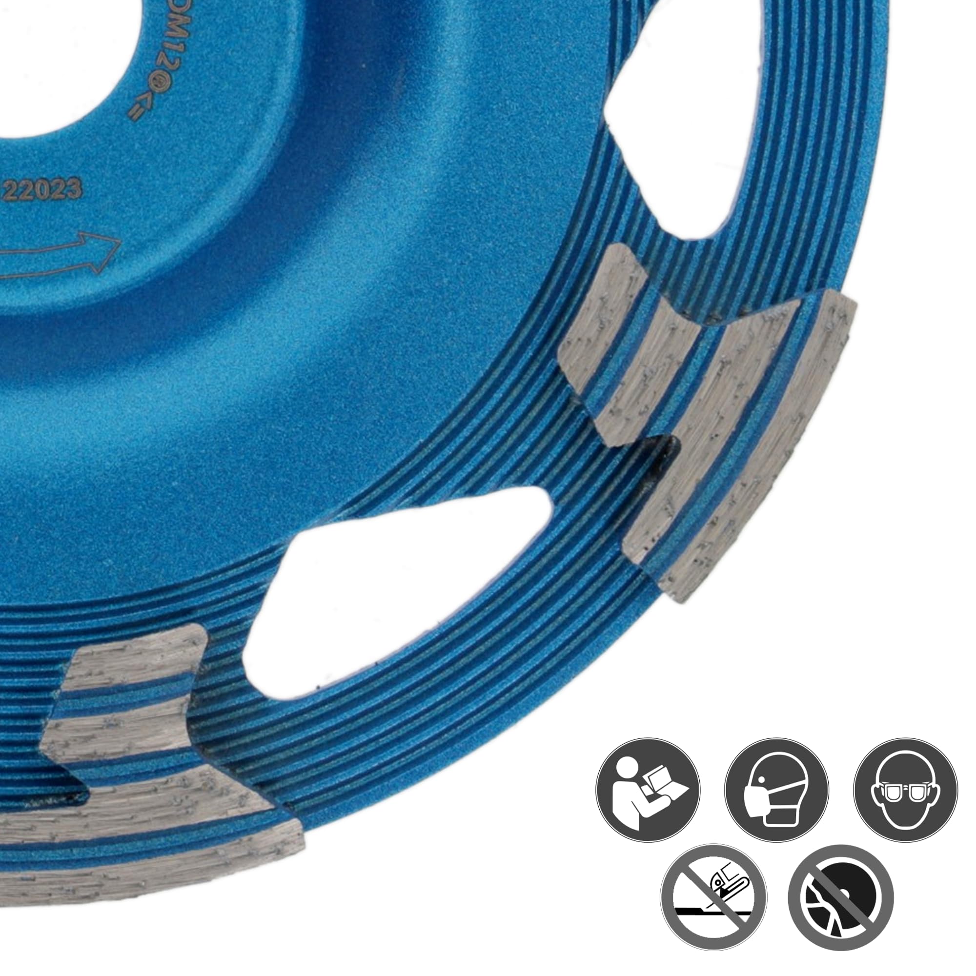 PRODIAMANT Diamant Schleiftopf ST50 150mm x 22,2 mm HighPerfomance Betonschleifer Universalbindung