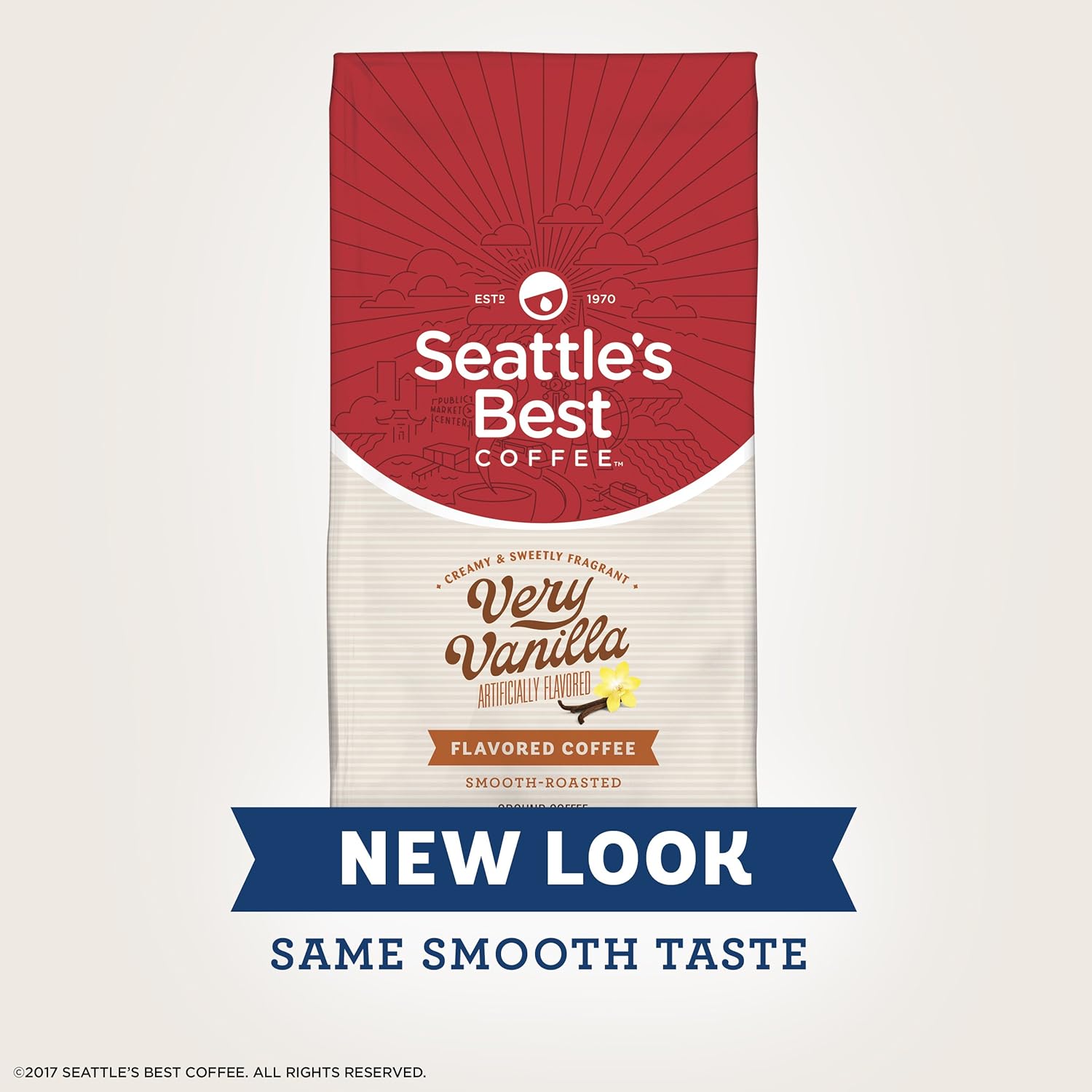 Seattle's Best Coffee Breakfast Blend Medium Roast Ground Coffee, 12-Ounce Bag : Everything Else