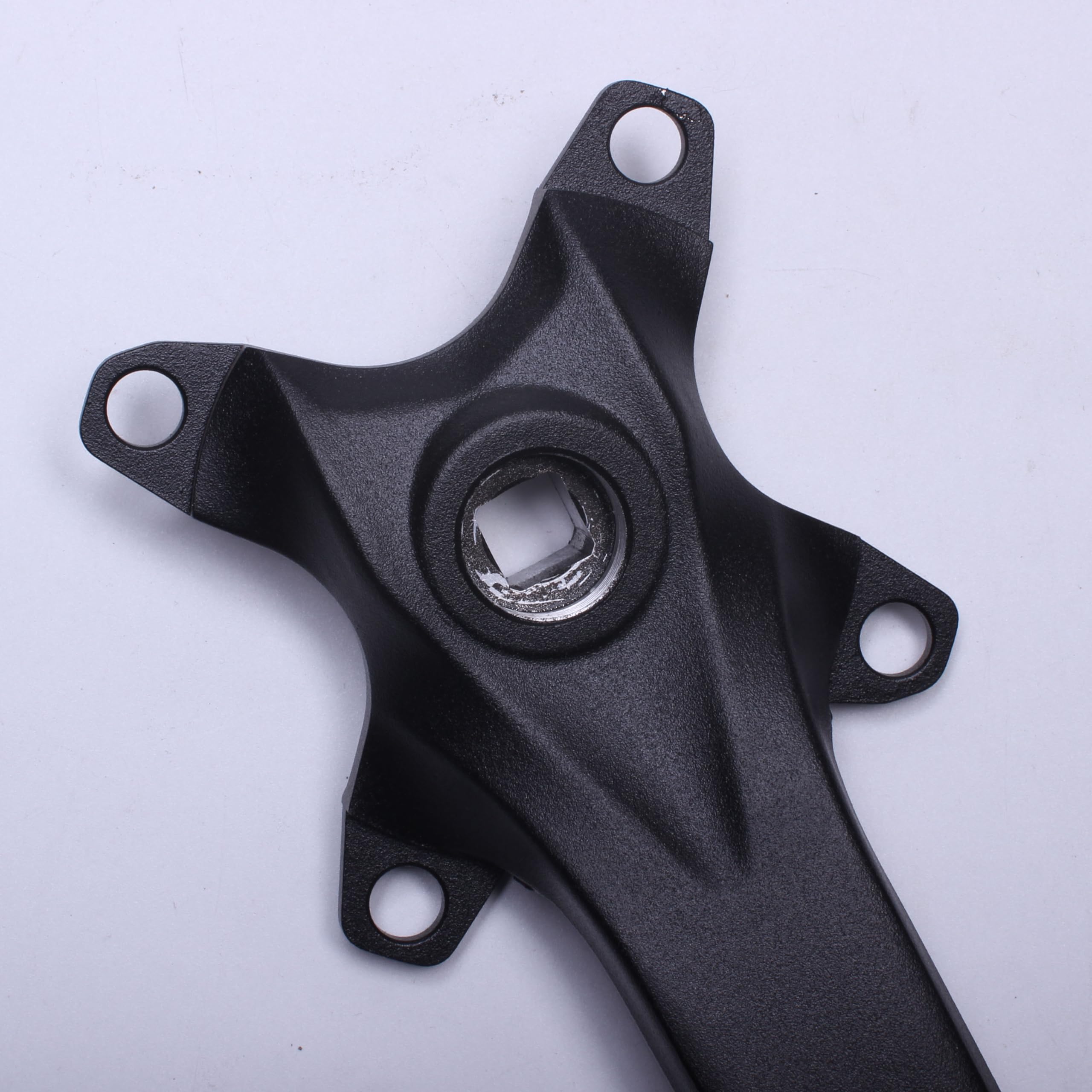 Alps2Ocean Bike Crank Arms,One Pair Universal 152MM/160MM/165MM/170MM/175MM BCD 104MM Square Taper Black Bike Crank Arms for City Bike,MTB,Ebike,Belt Bicycle