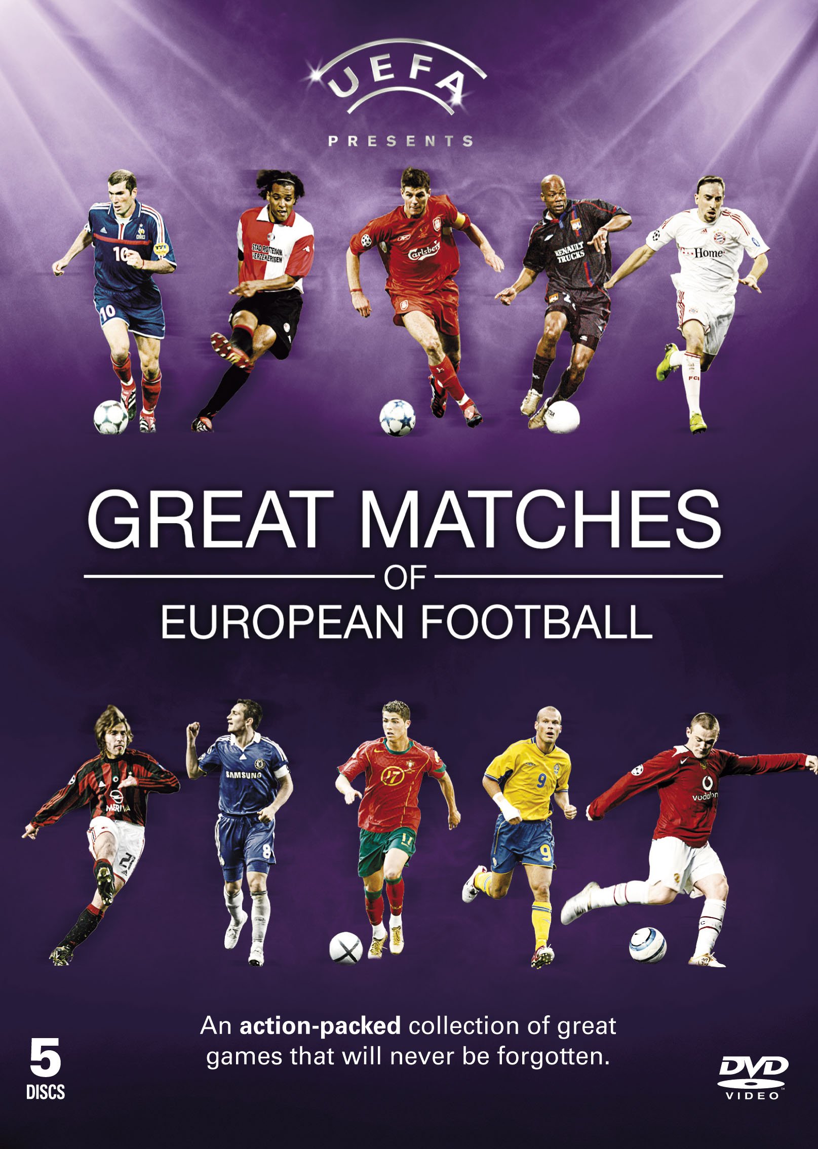 中古品DVD GREAT MATCHES OF EURO サッカー5枚入りセット 中古品DVD GREAT MATCHES OF EURO サッカー5枚入りセット