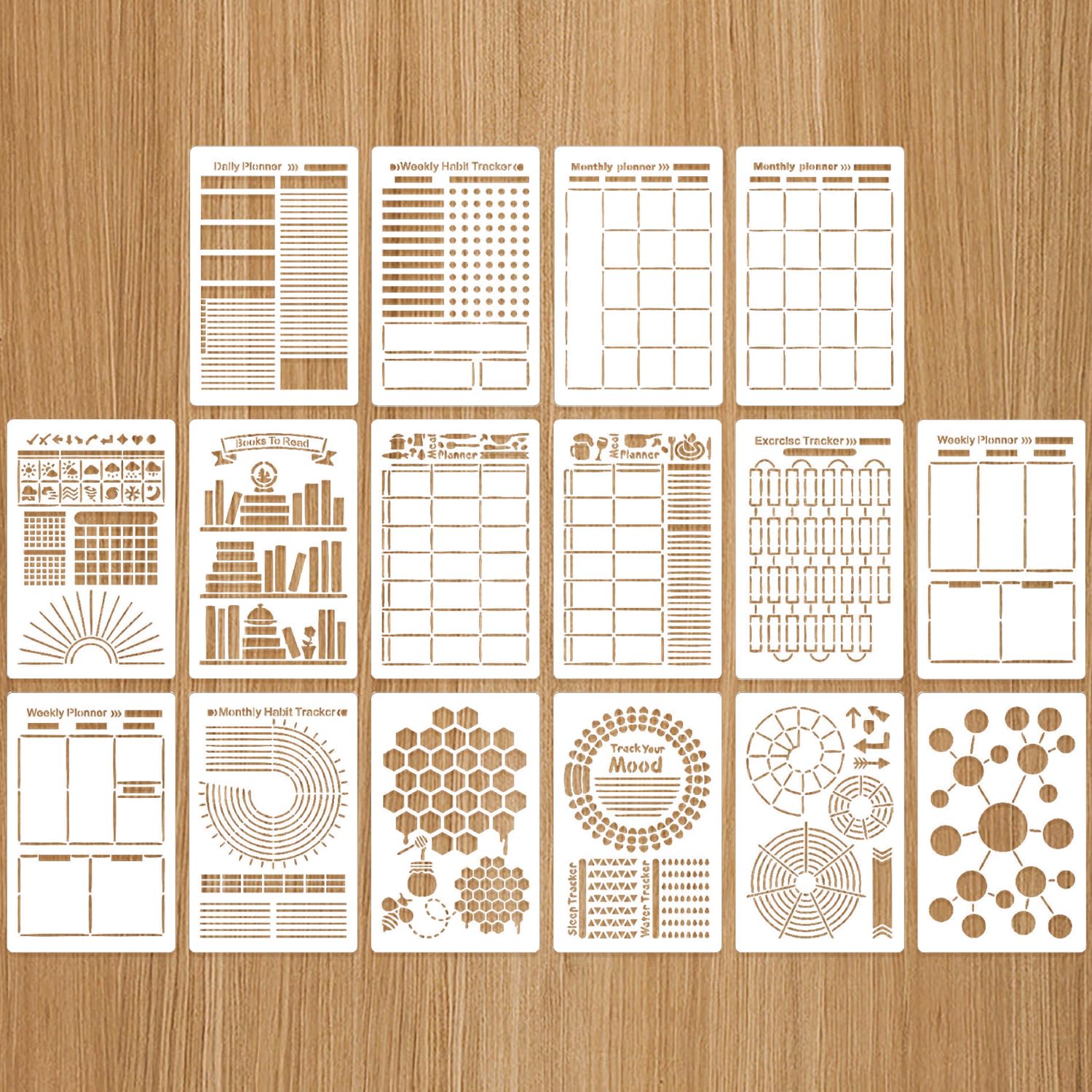 Amazon.co.jp: ジャーナルステンシルセット diy プランナー