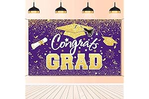 Graduation Party Supplies Purple and Gold
