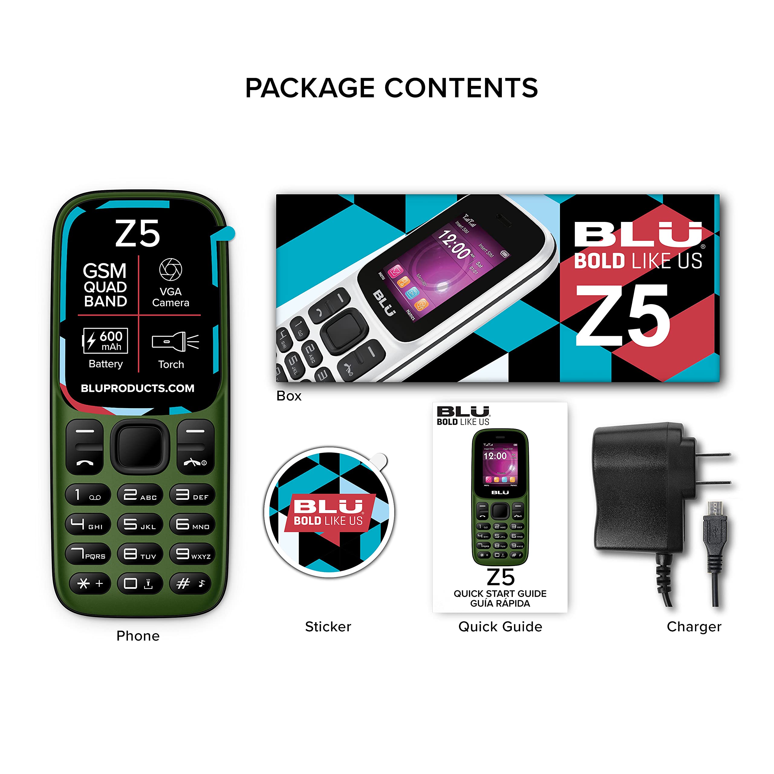 BLU Z5 -GSM Unlocked Dual Sim -Black