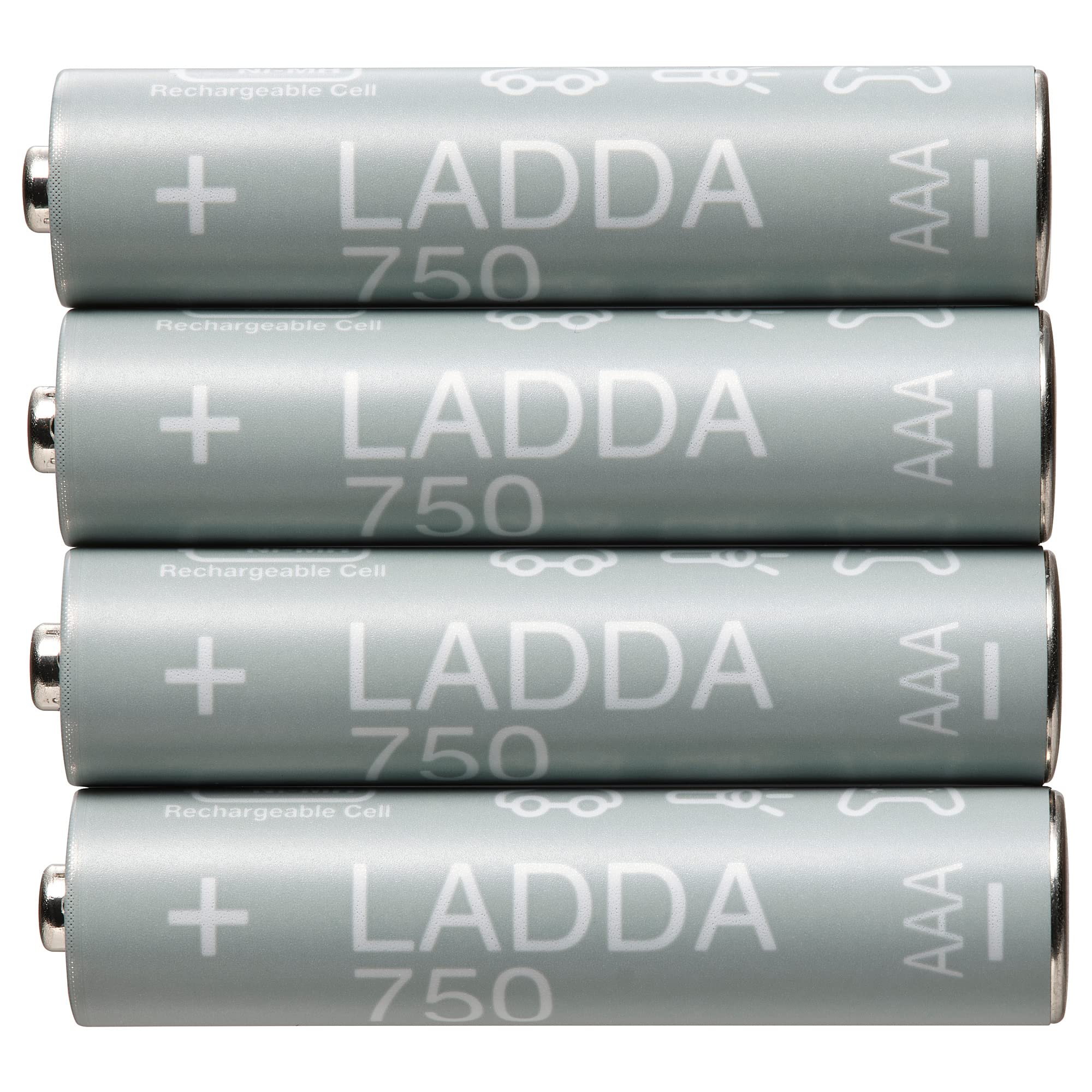 LADDA Batterie rechargeable 750 mAh HR03 AAA 1,2 V