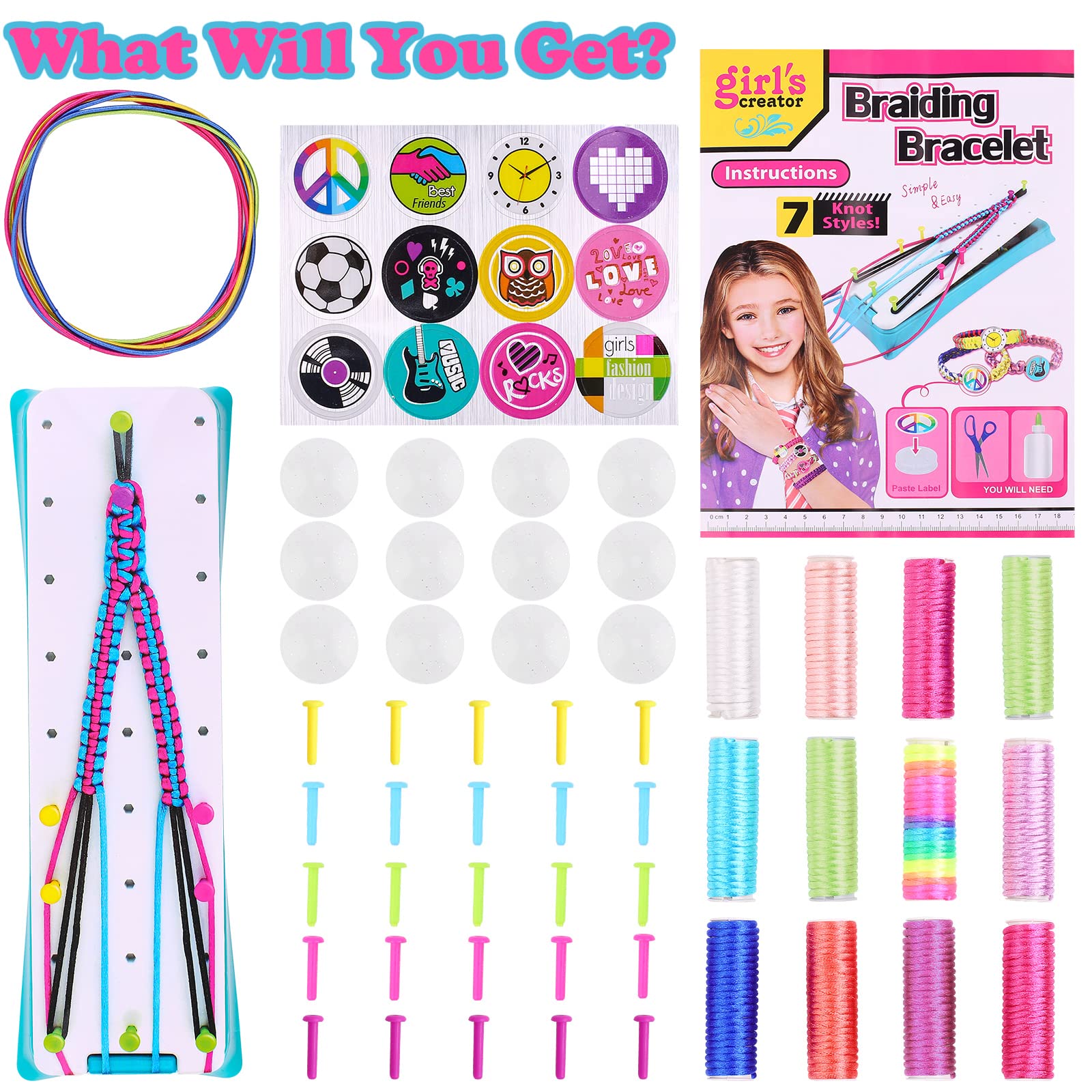 Regalo Niña Años Kit De Manualidades Para Pulseras De La Amistad