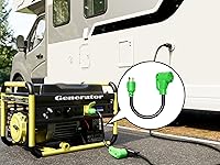 Vista 6 de oviitech NEMA L5-30P a NEMA 14-50R RV Generator Adapter Cable de alimentación, 250V, SJTW 10AWG* 3C, adaptador de conversión de generador macho