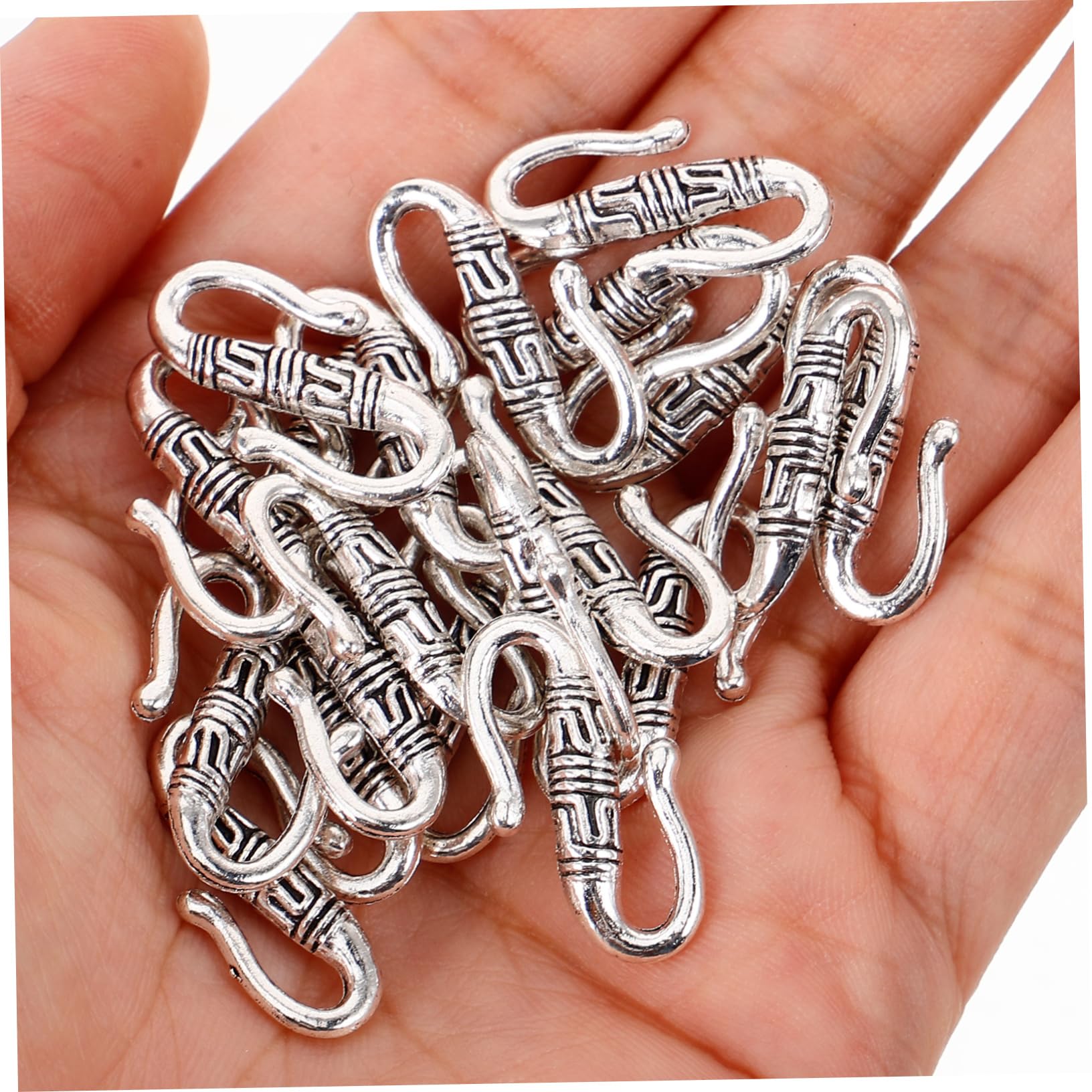 Bracelet Fermoir S Forme DIY Rétro Bijoux Fermoirs Alliage Mini S Forme 20pcs Bracelets Collier Création de Bijoux Accessoires