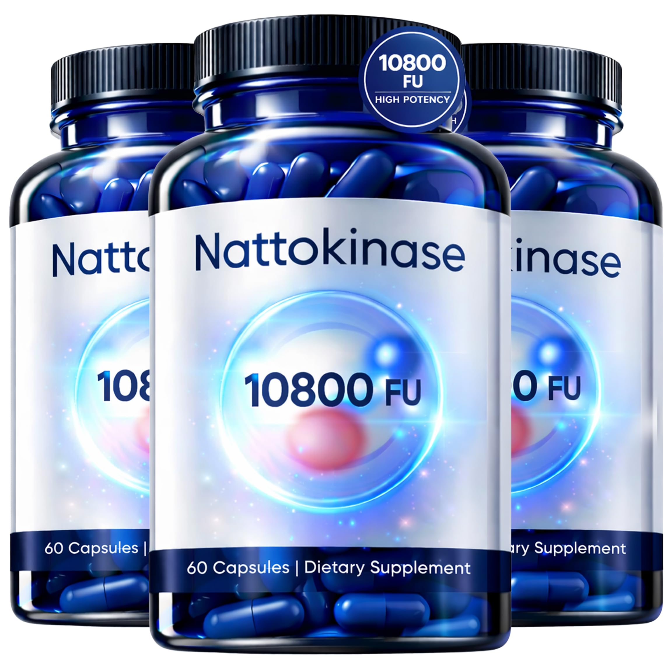Ultimate Nattokinase Capsules, Nattokinase Supplement Organic 10800 FU Per Serving, Natto…