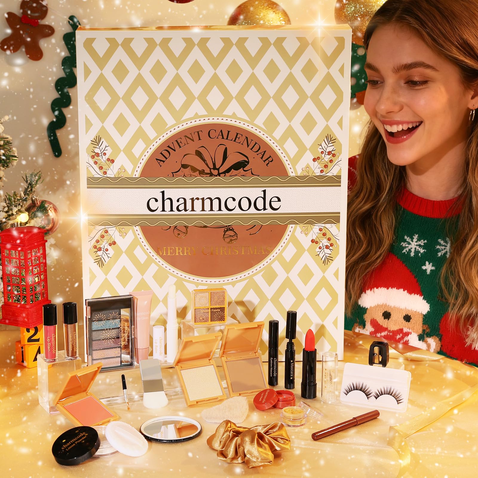 Amazon.com : Makeup Advent Calendar 2025 – 24 Days Christmas Make