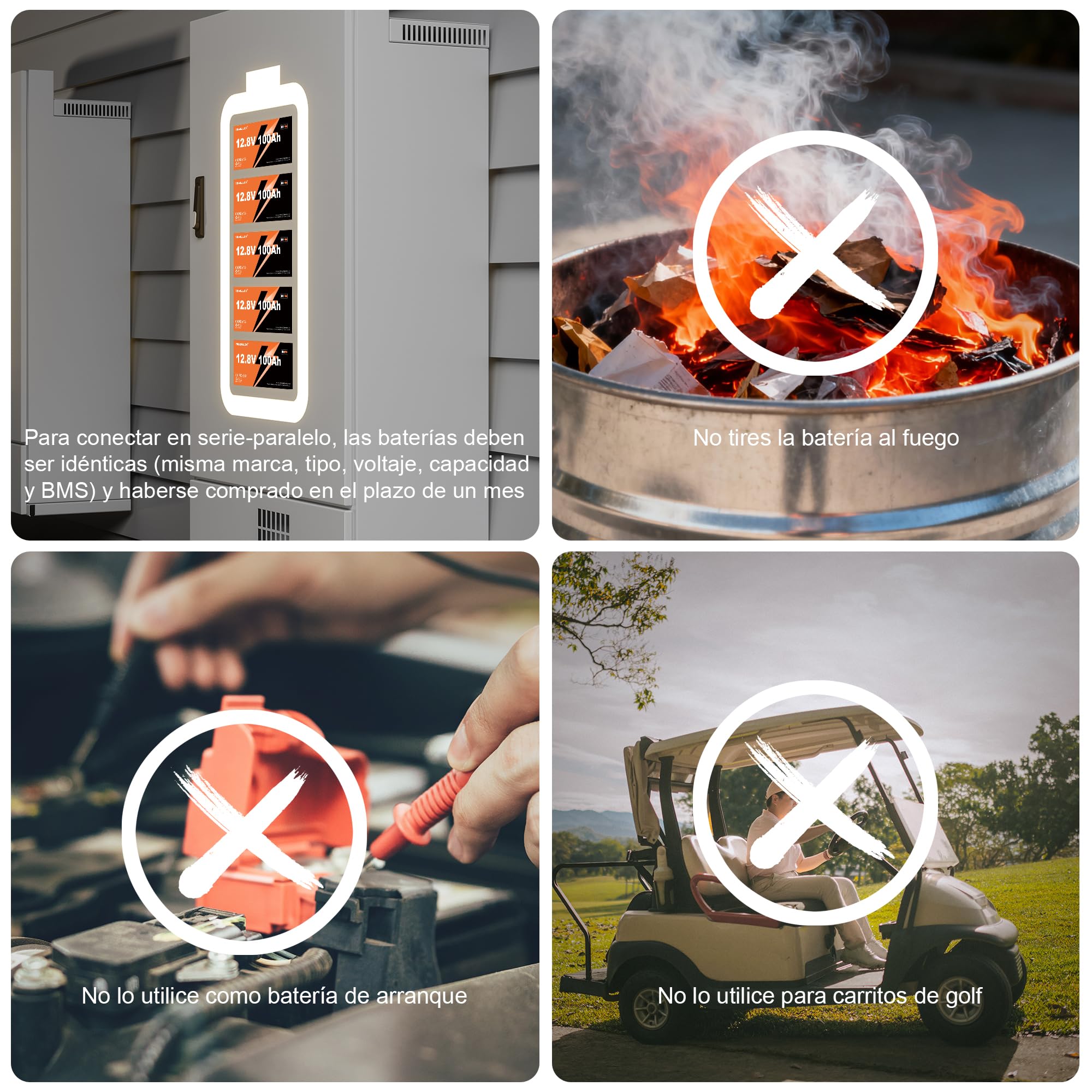Yeagulch 12V 600Ah Batería de Litio LiFePO4 con BMS 200A, 7680Wh, 15000 ciclos, protección de Baja Temperatura, para comunidades solares, UPS y Grandes instalaciones Off-Grid