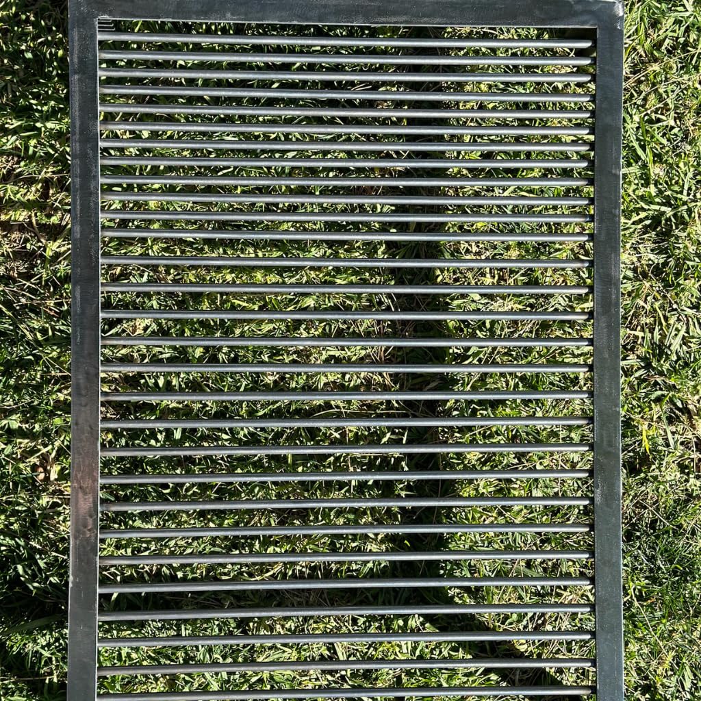 Parrilla Argentina para barbacoa u hoguera Portatil Varios tamaños de Acero al Carbono Varilla de 8 mm de espesor Super resistente Nic Store Bbq (70x50cm)