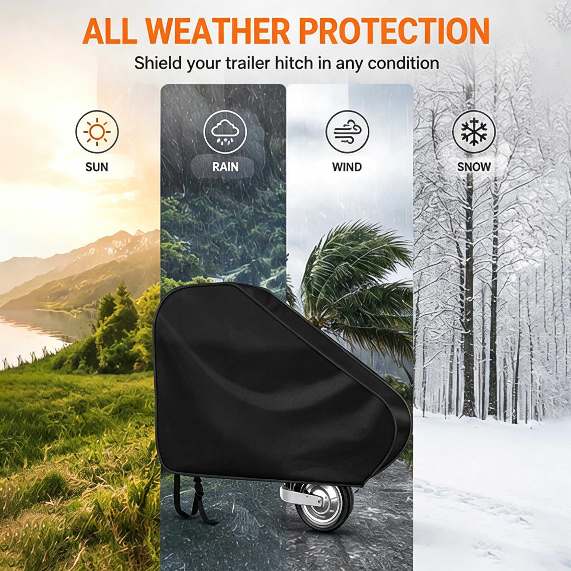 ZORQ Cubierta para Remolque de Caravana Compatible con Coachman VIP 470/2 2011–2016