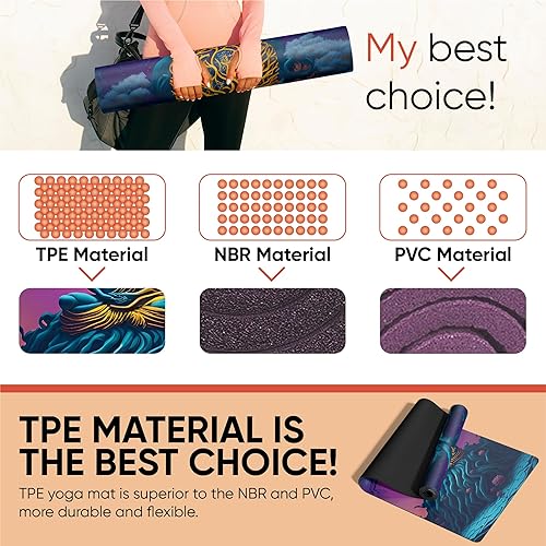 Miniatura 5 de Esterilla de yoga personalizada  Se envía al día siguiente  Personalizar  Alfombrilla de entrenamiento para hombres y mujeres  Alfombrilla de