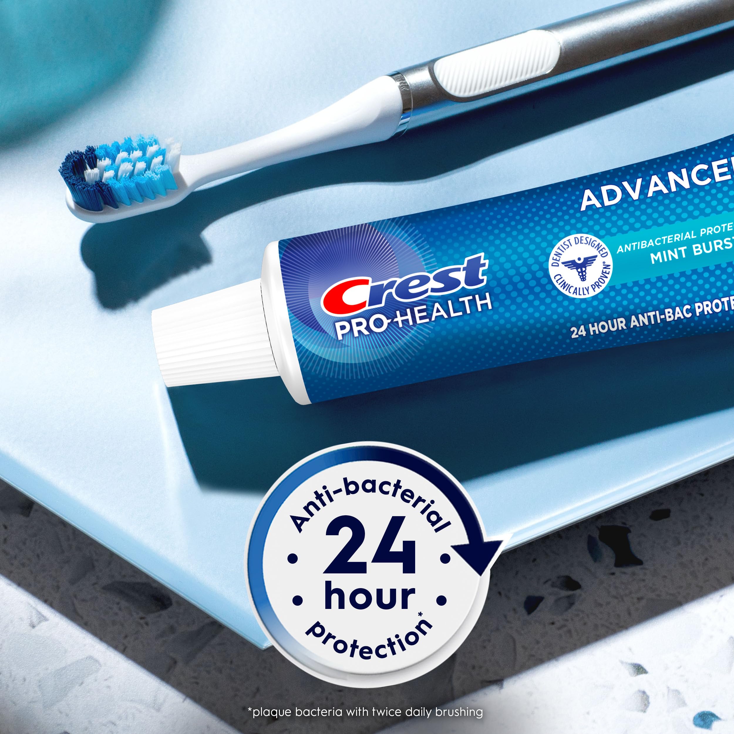 crest anti tobacco toothpaste 3D White 3 in 1 Whitening Fresh for Smokers 75ml Get a powerful clean and all Crest Pro Health Advanced Toothpaste,