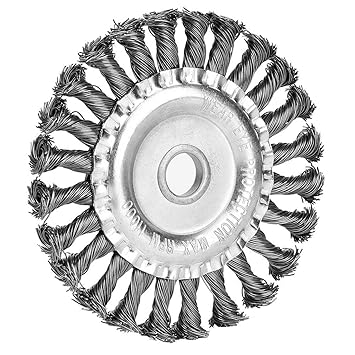 Wheel Brush, Fine Workmanship Polishing Brush 0.63in for Cleaning Hulls for Grinding Burrs for Removing Welds for Industrial