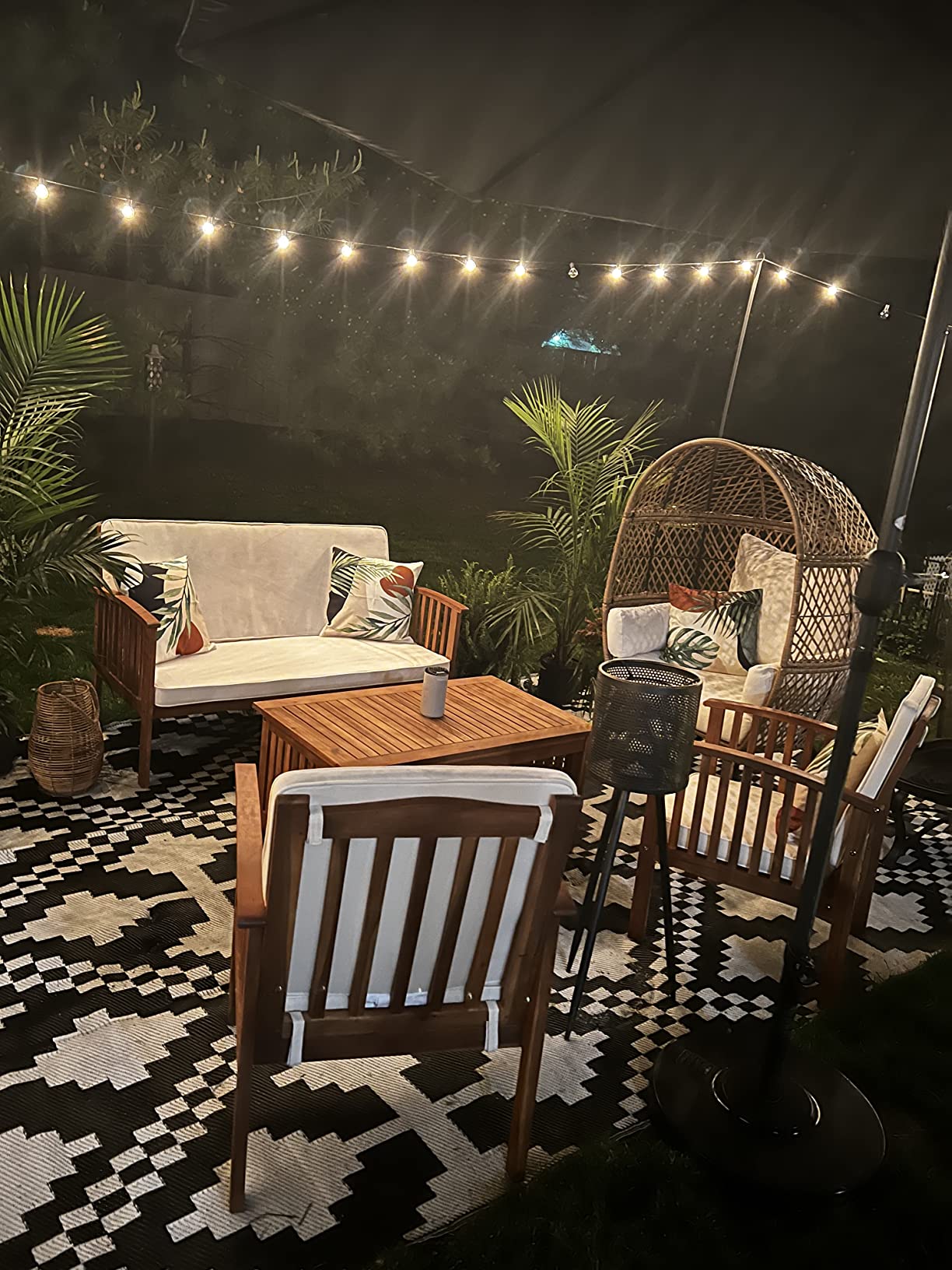 55/mo Finance Christopher Knight Home Carolina Outdoor Acacia Sofa