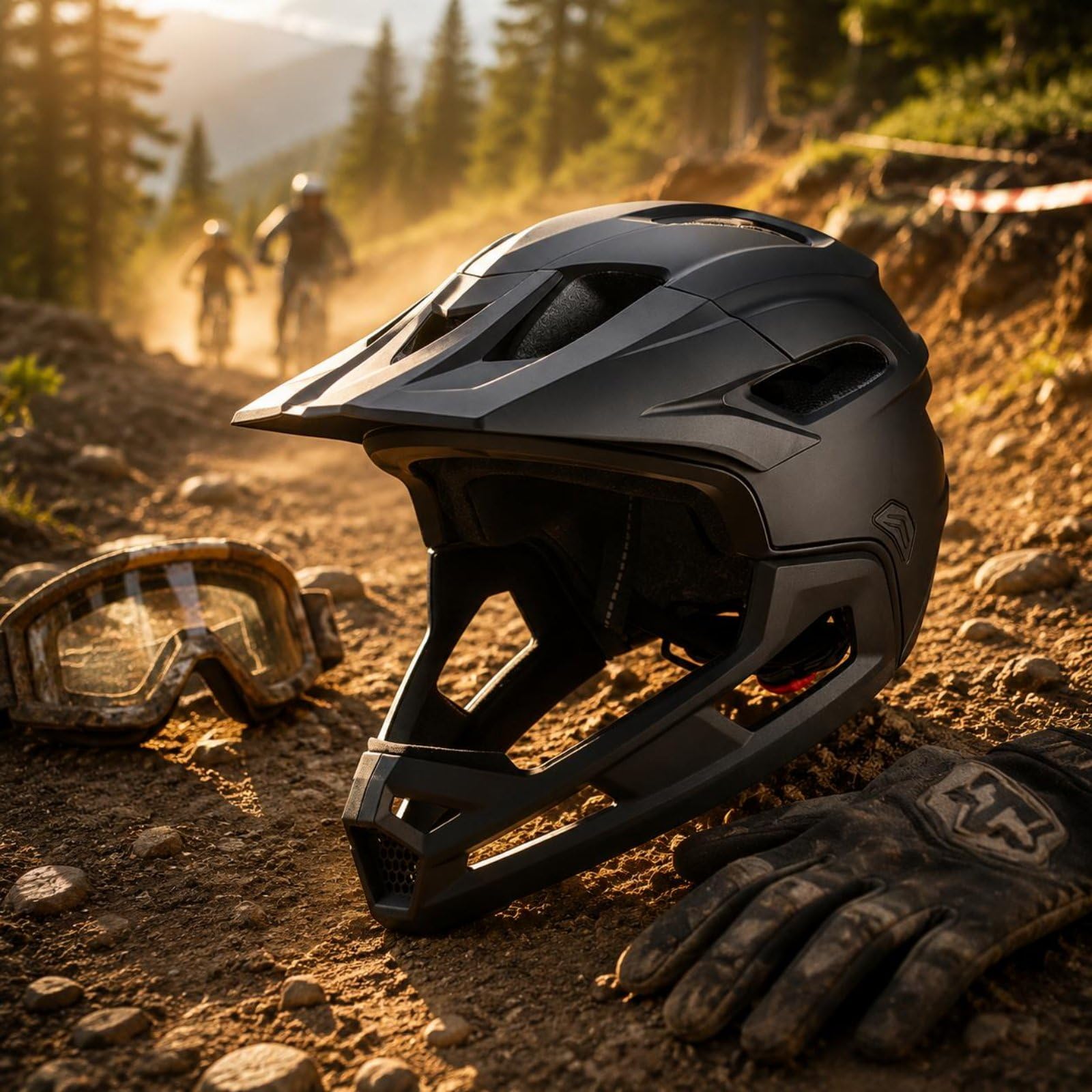 Amagogo Adulto Casco Protector para Deporte Polivalente con Ventilación Apto para Descenso Diseño Ergonómico y Seguro Adecuado para Rutas Largas Competiciones